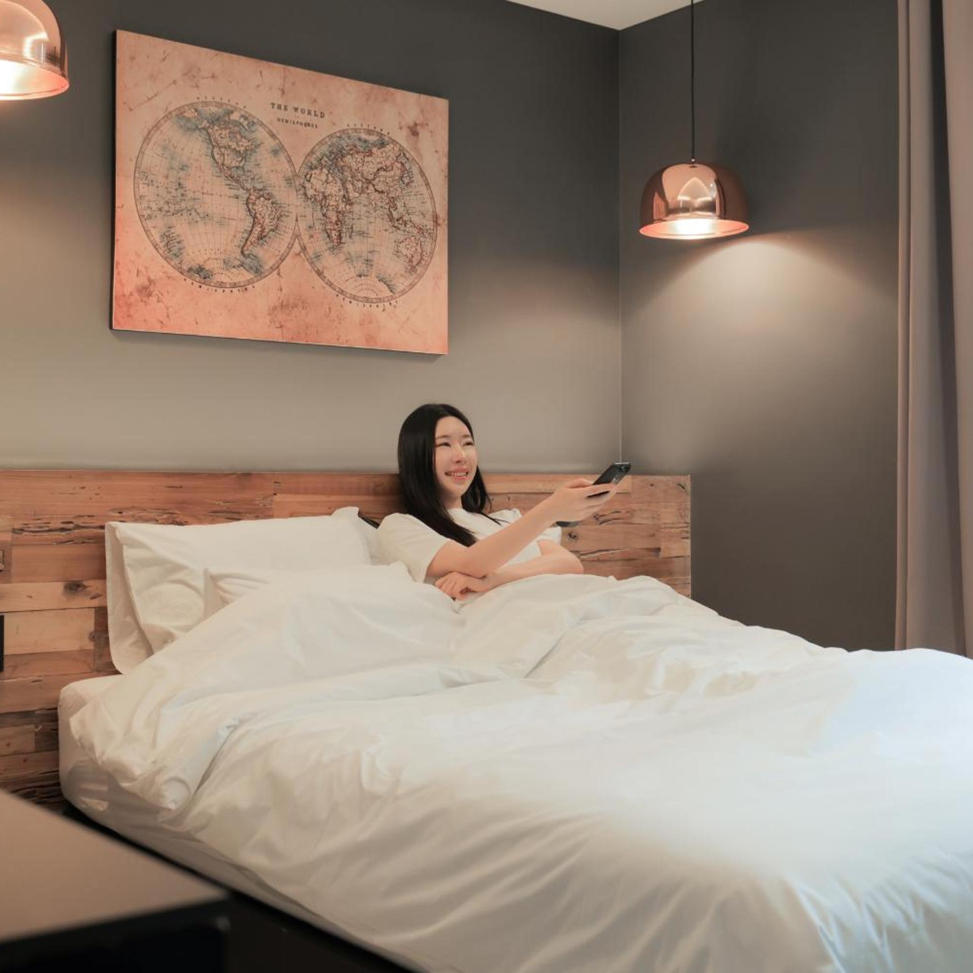 غرفة قياسية بسرير مزدوج، Hotel Yaja Jeongwang 5/9