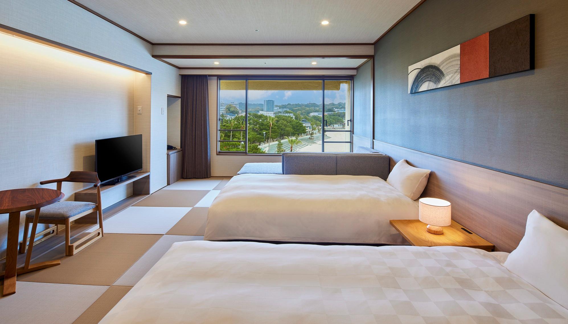 Japanese, Moderate, Twin Beds, Ocean View