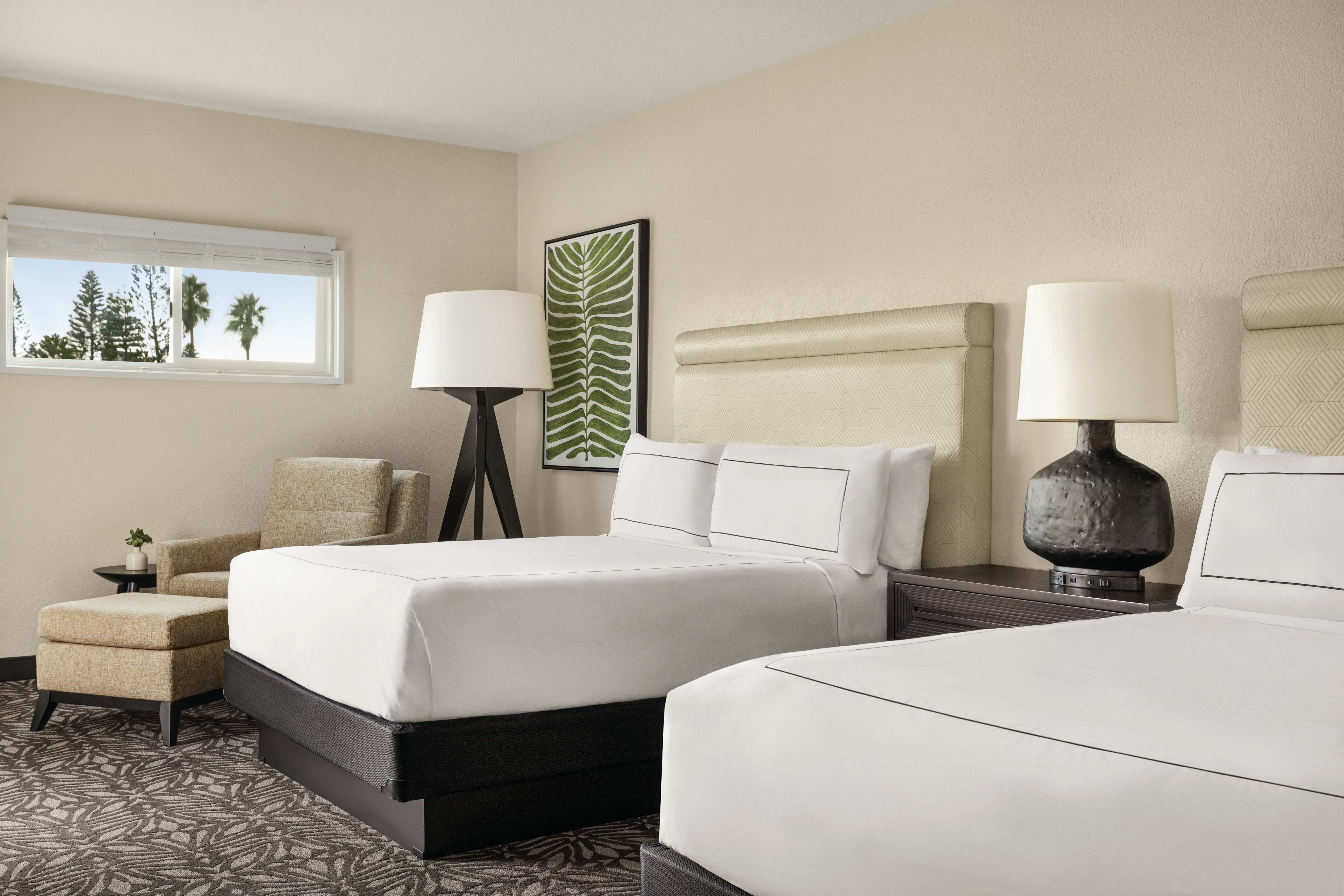 Room, 2 Queen Beds, Partial Ocean View, Accessible