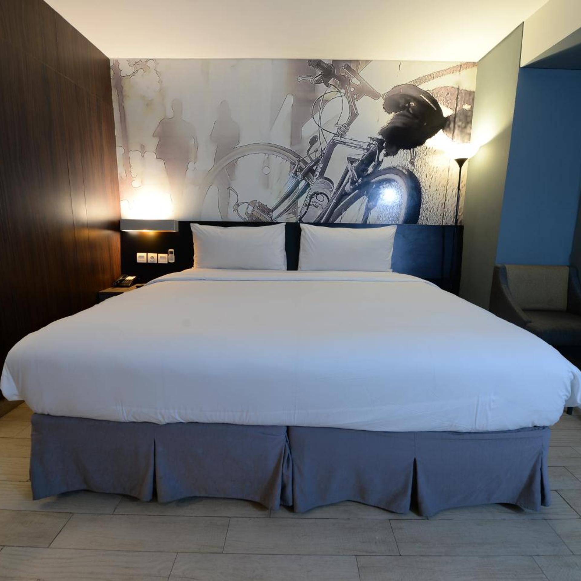 غرفة ديلوكس بسرير مزدوج، Horu Hotel Mangga Dua (formerly Hotel Neo Mangga Dua) 10/10