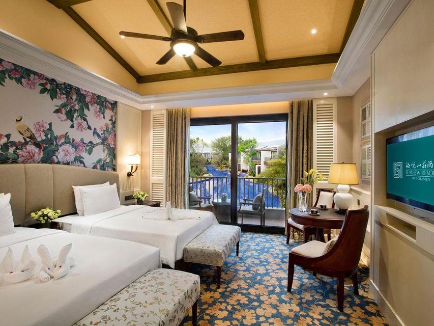 DELUXE POOL VIEW TWIN SIZE BED ROOM SPA VILLA
