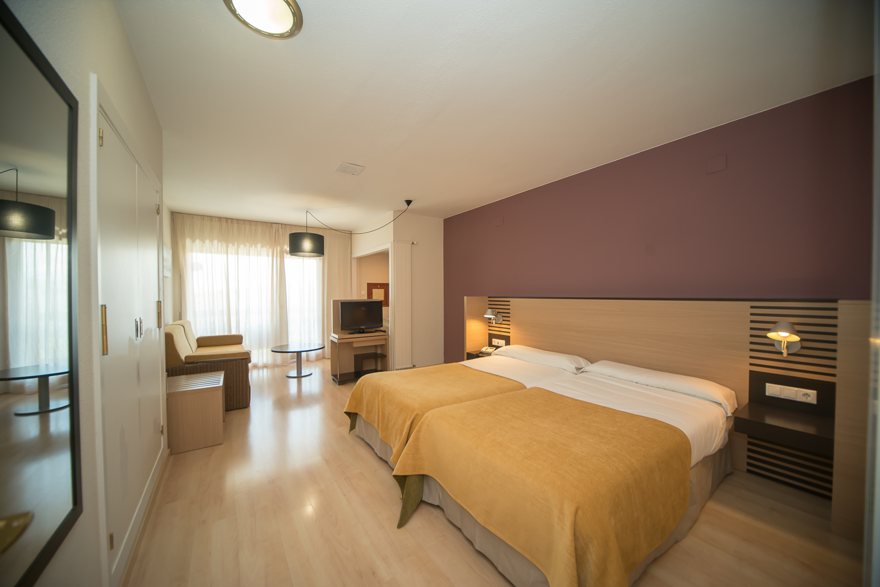 Room, Single, Double Bed