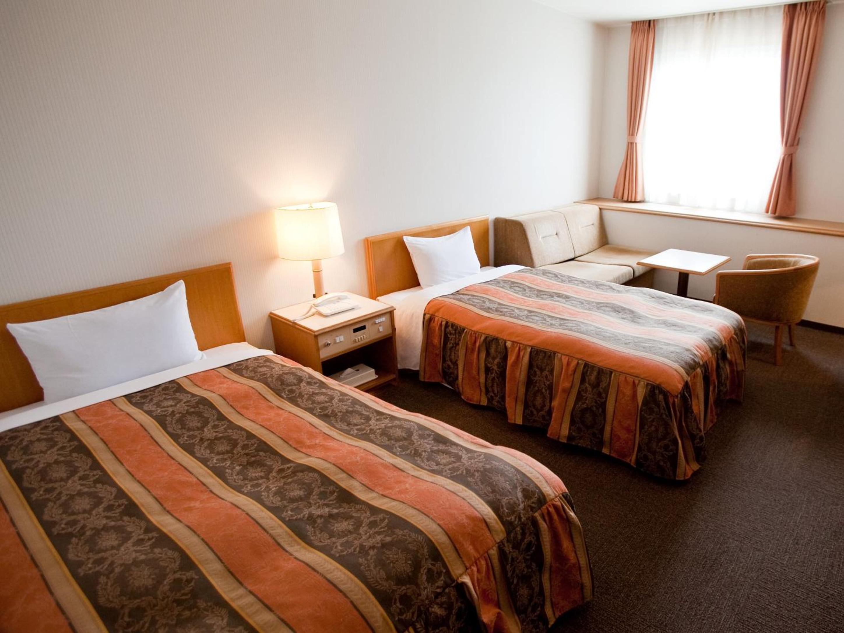 Room, Twin Beds, Sofa