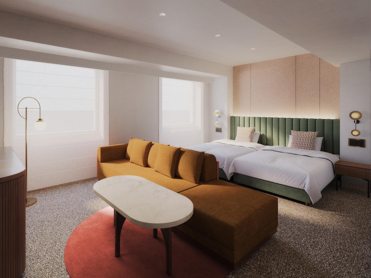 Semi Room, 2 Semi Double Beds, 2 Sofa, Sauna