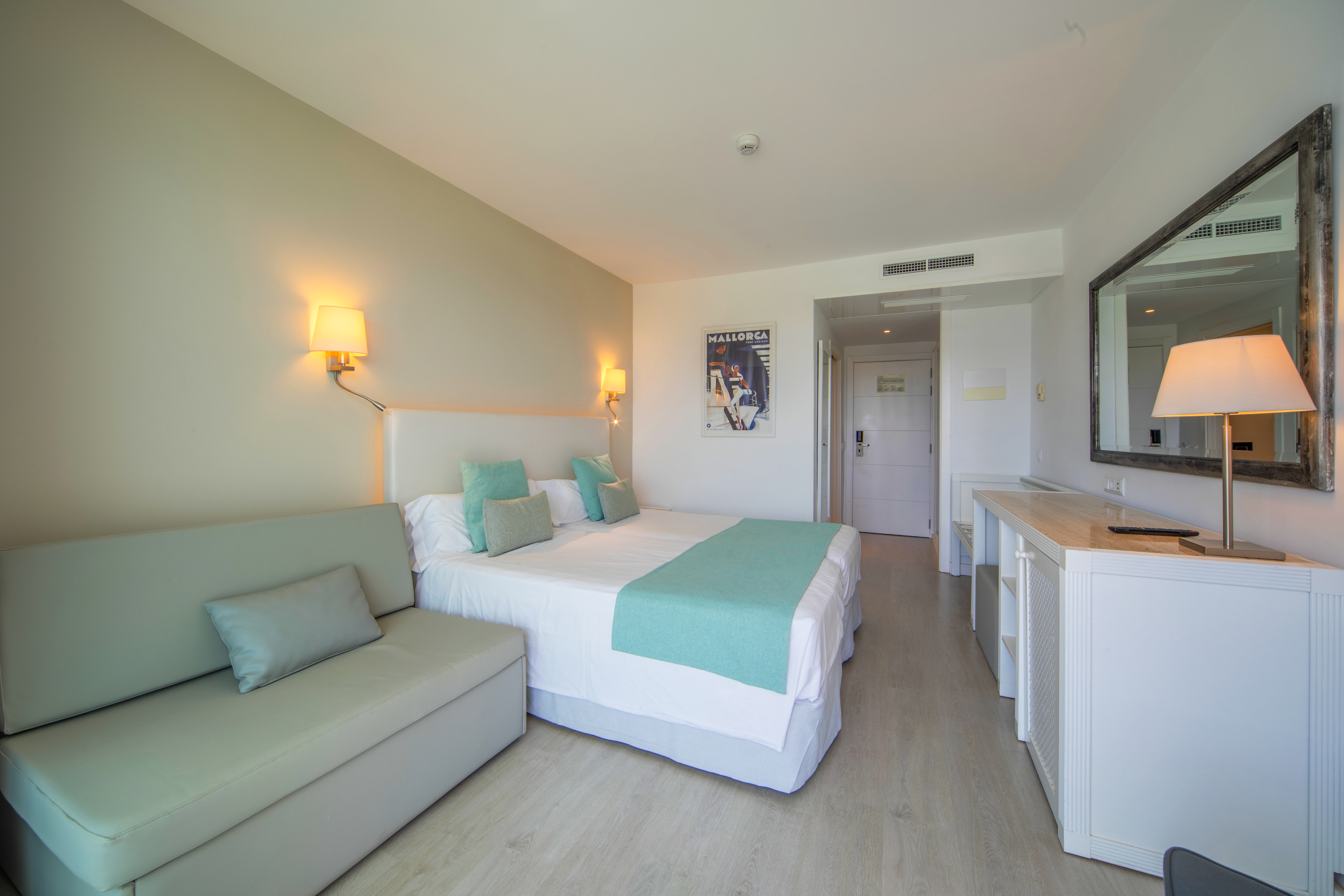 Room, Single, Double or Twin Bed, Balcony