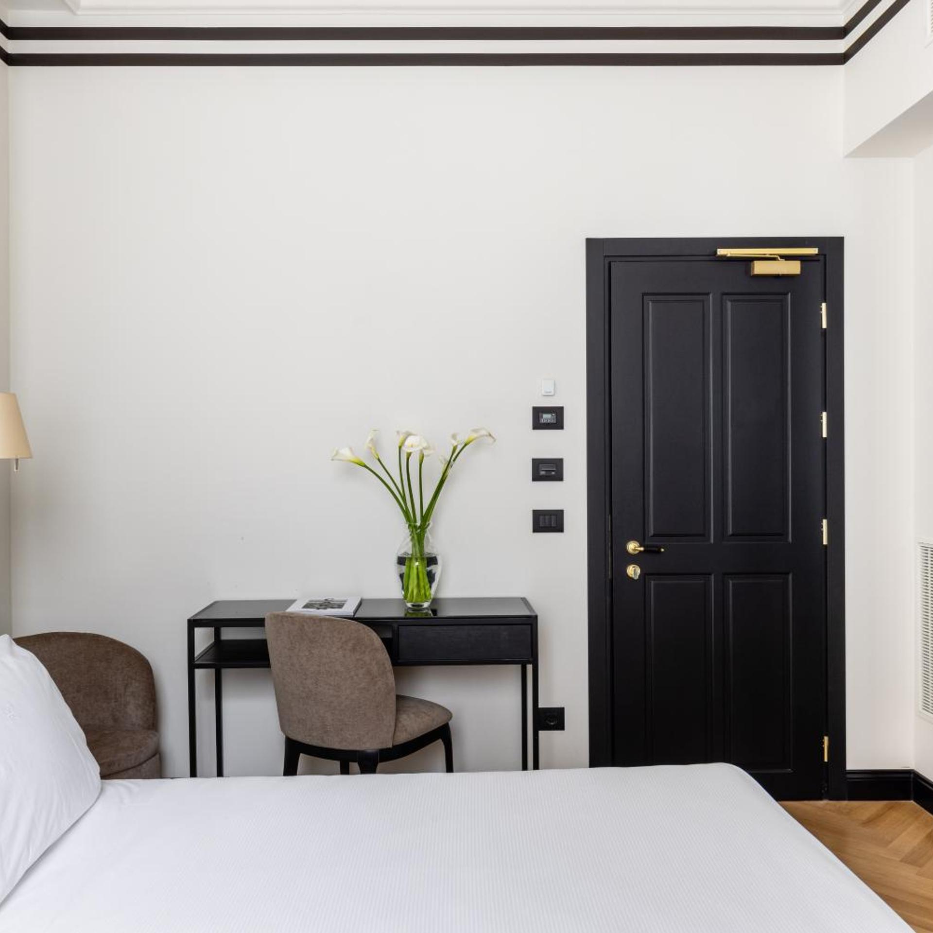 غرفة بسرير مزدوج أو سريرين منفصلين، Continentale Hotel 9/10