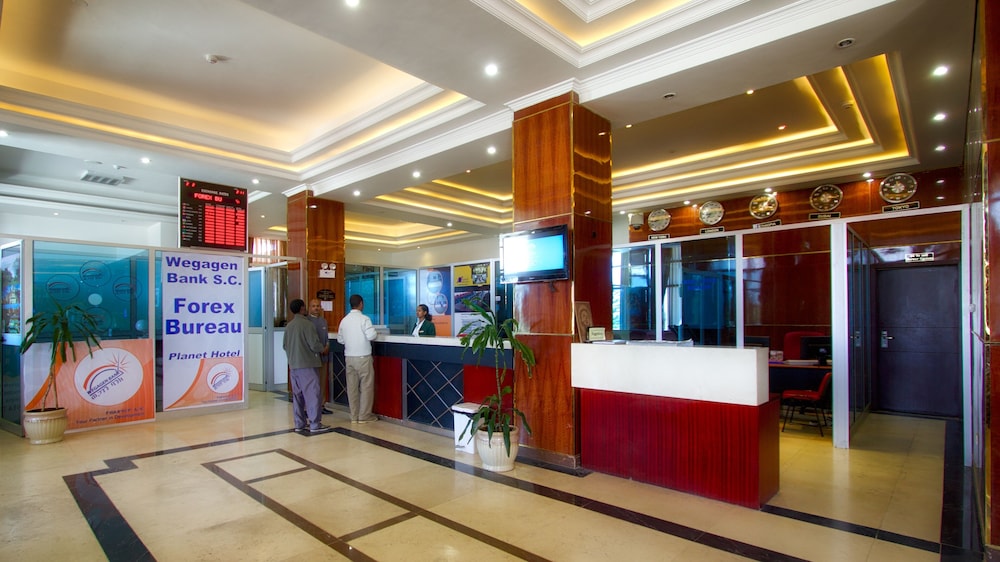 Lobby at Planet Hotel, MEK ELE