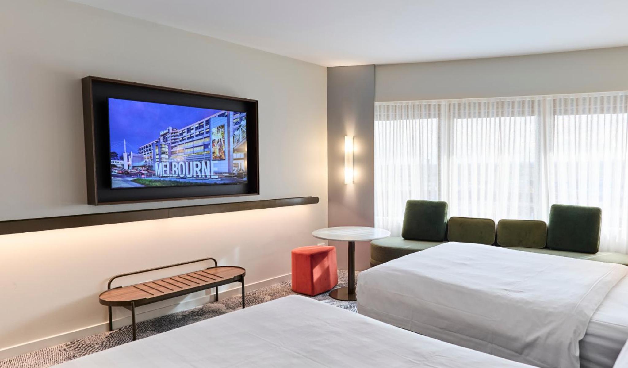 Superior, 2 Double Beds, with View