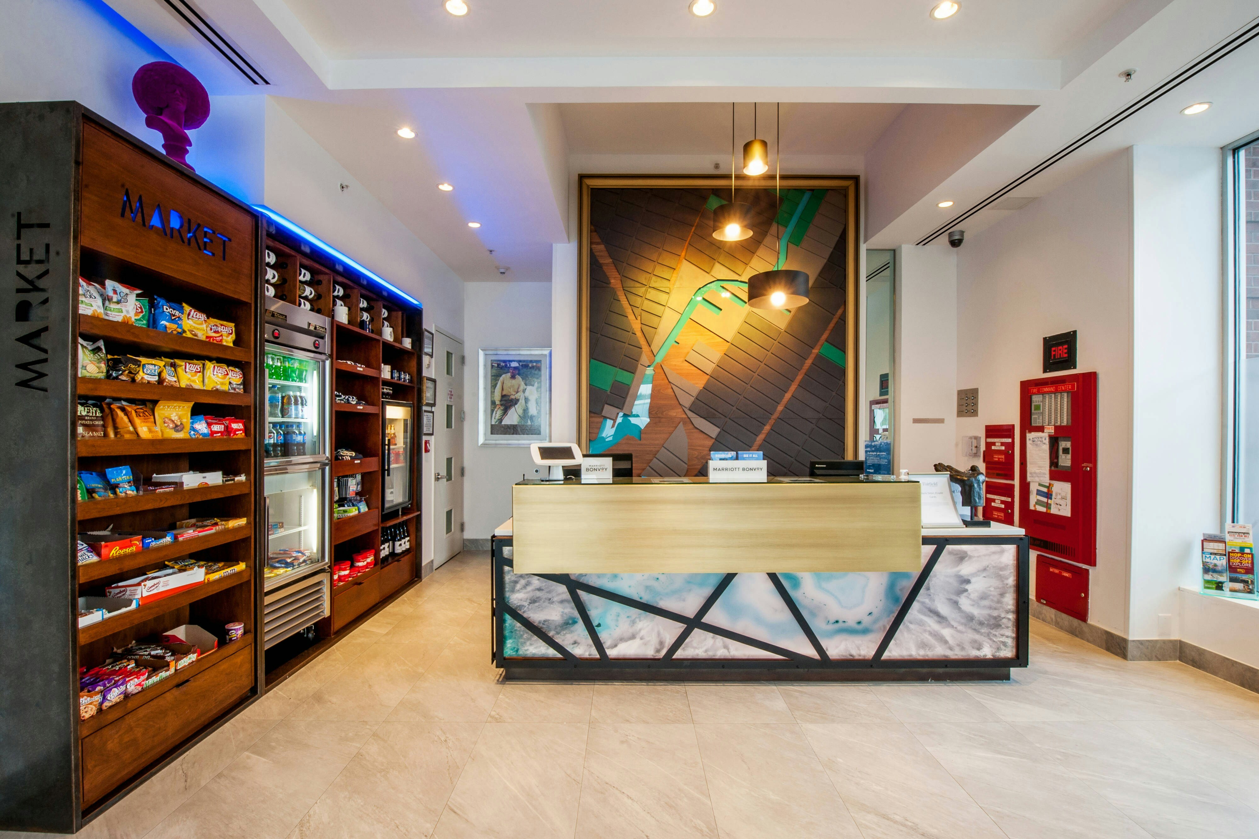 Lobby at Fairfield Inn Suites By Marriott New York Brooklyn, NEW YORK - NY