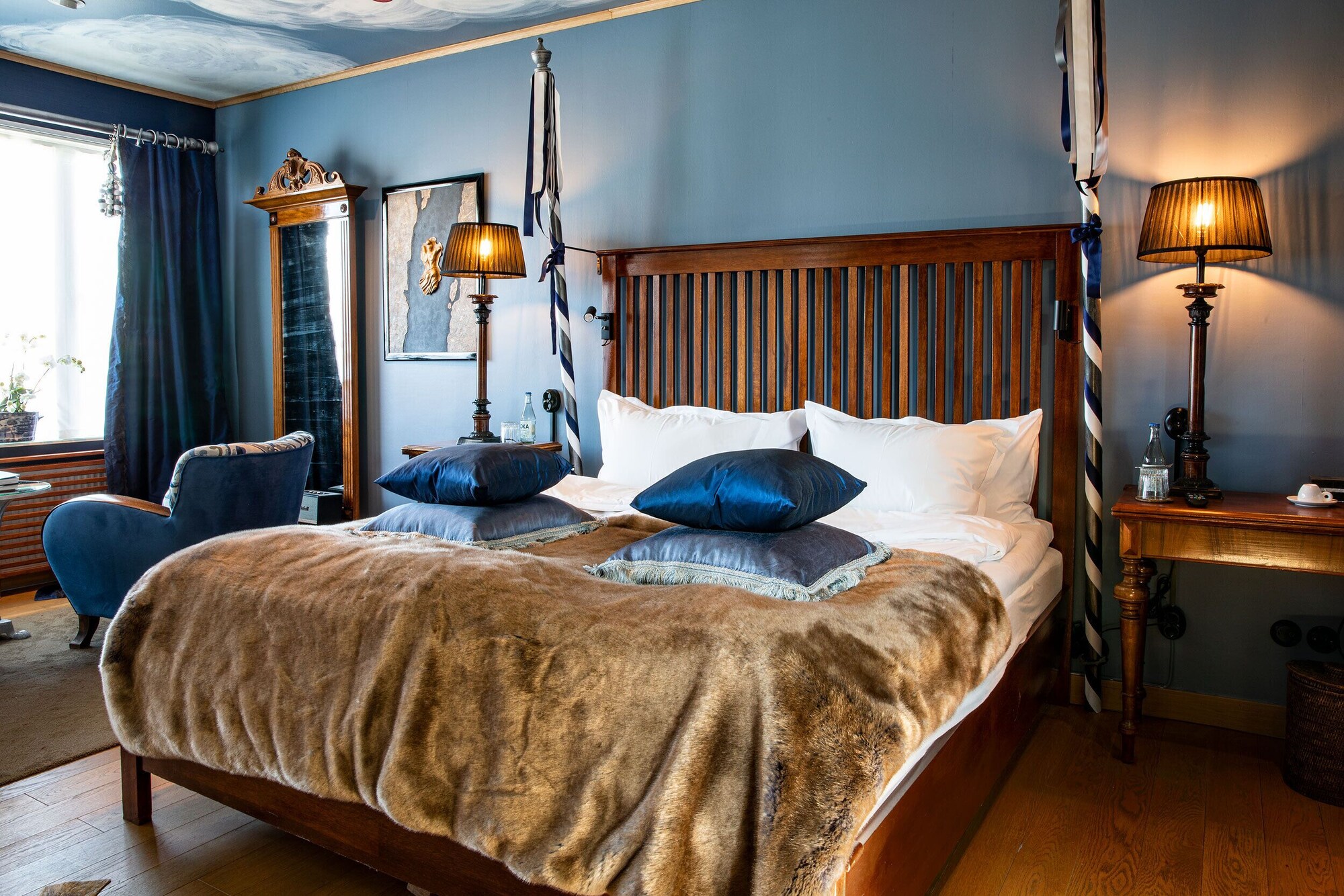جناح بسرير كينج بغرفة نوم واحدة بحوض استحمام، Bomans Hotell i Trosa 4/5
