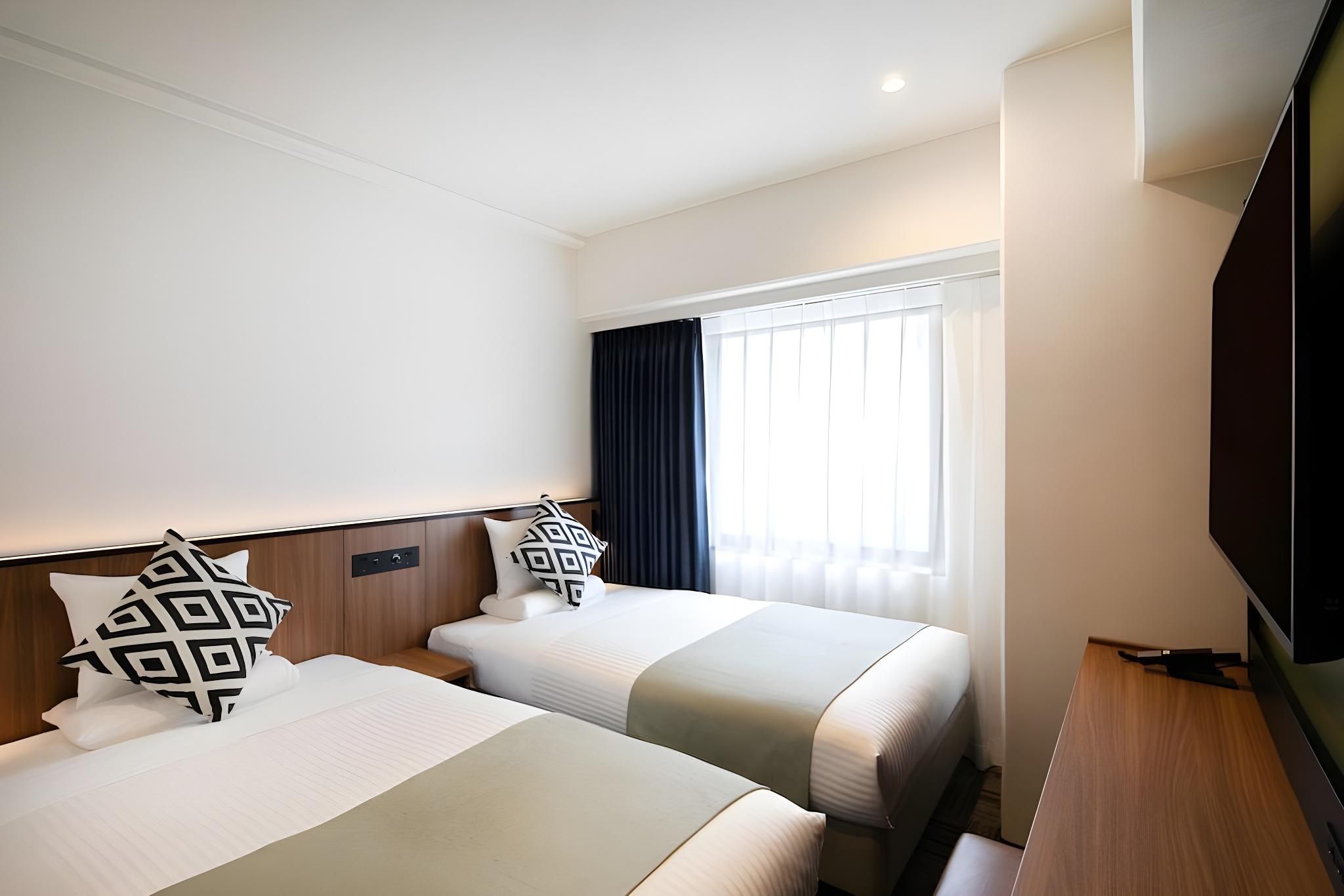 Standard, 2 Double Beds, No Cleaning Services