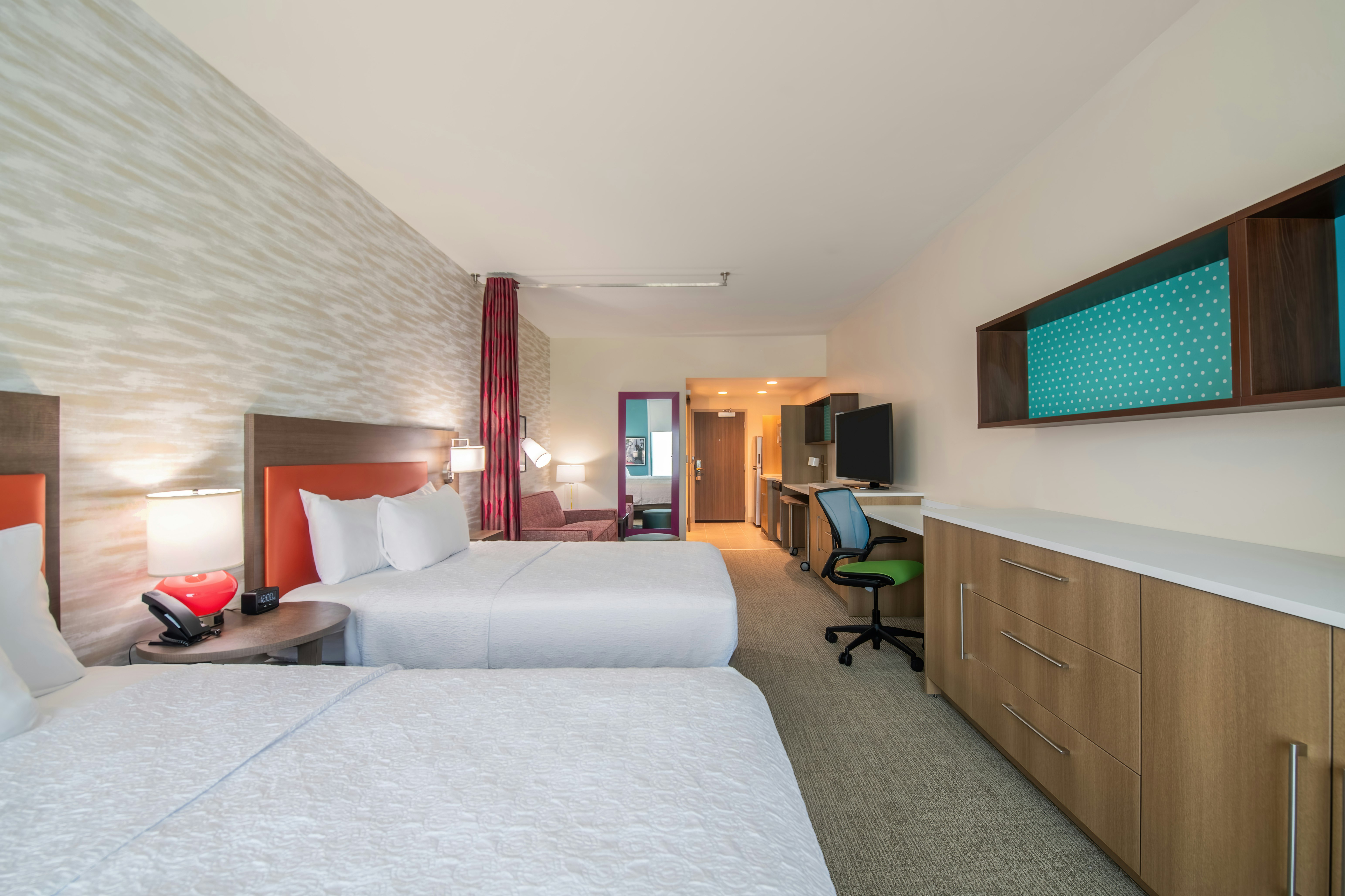 Studio, Suite, 2 Queen Beds