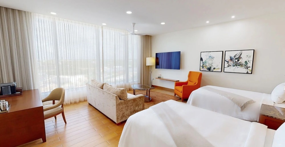 Tower, Deluxe, Twin Beds, Island View, Sofa, Merry Wing