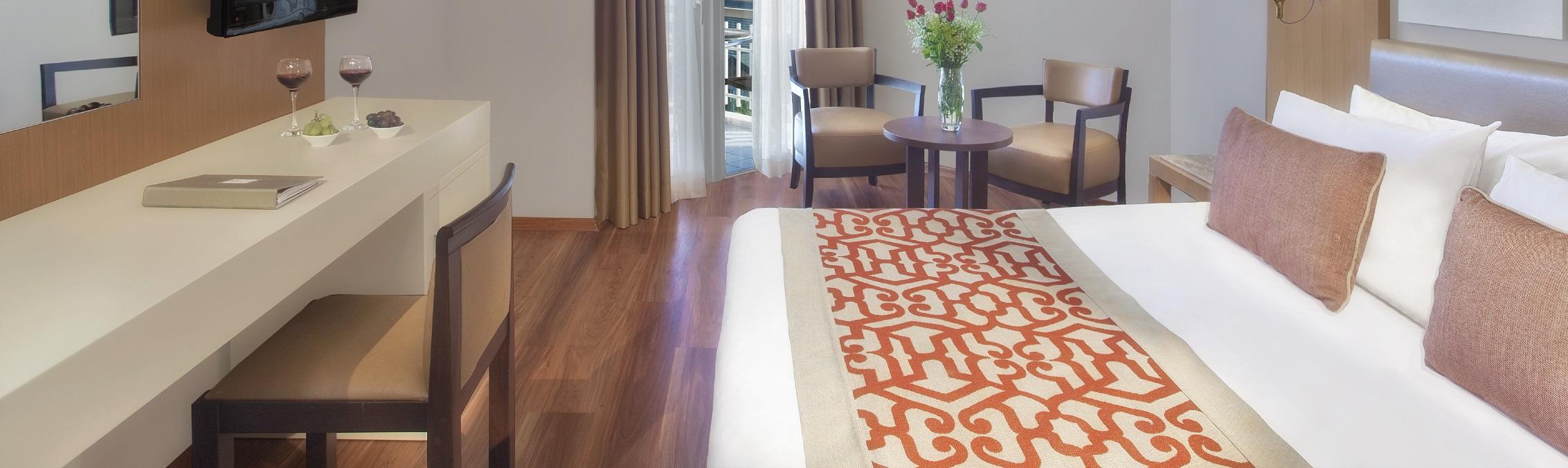 Room, Double Bed, Land View
