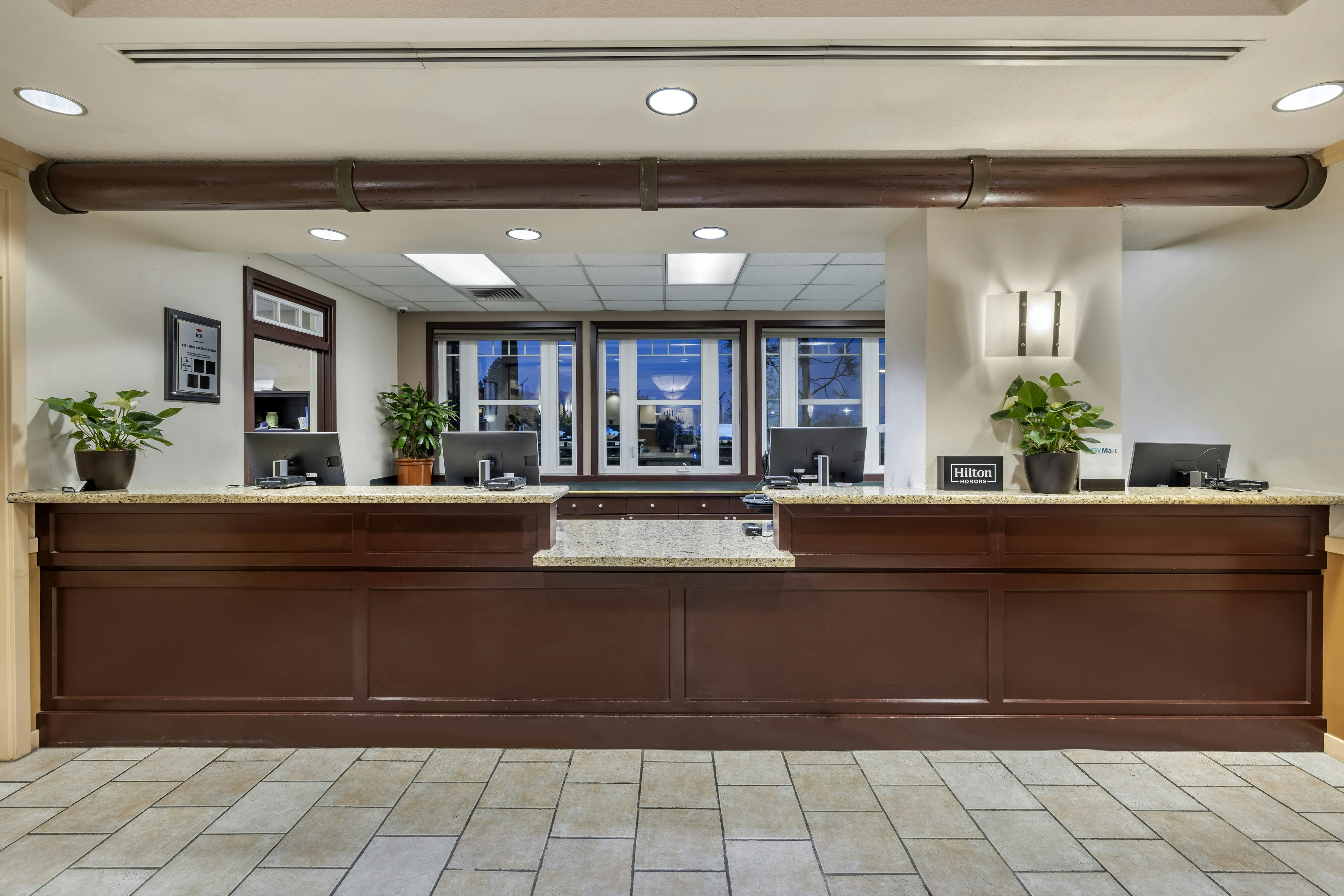 Lobby at Hilton Vacation Club Lake Tahoe Resort South, SOUTH LAKE TAHOE - CA