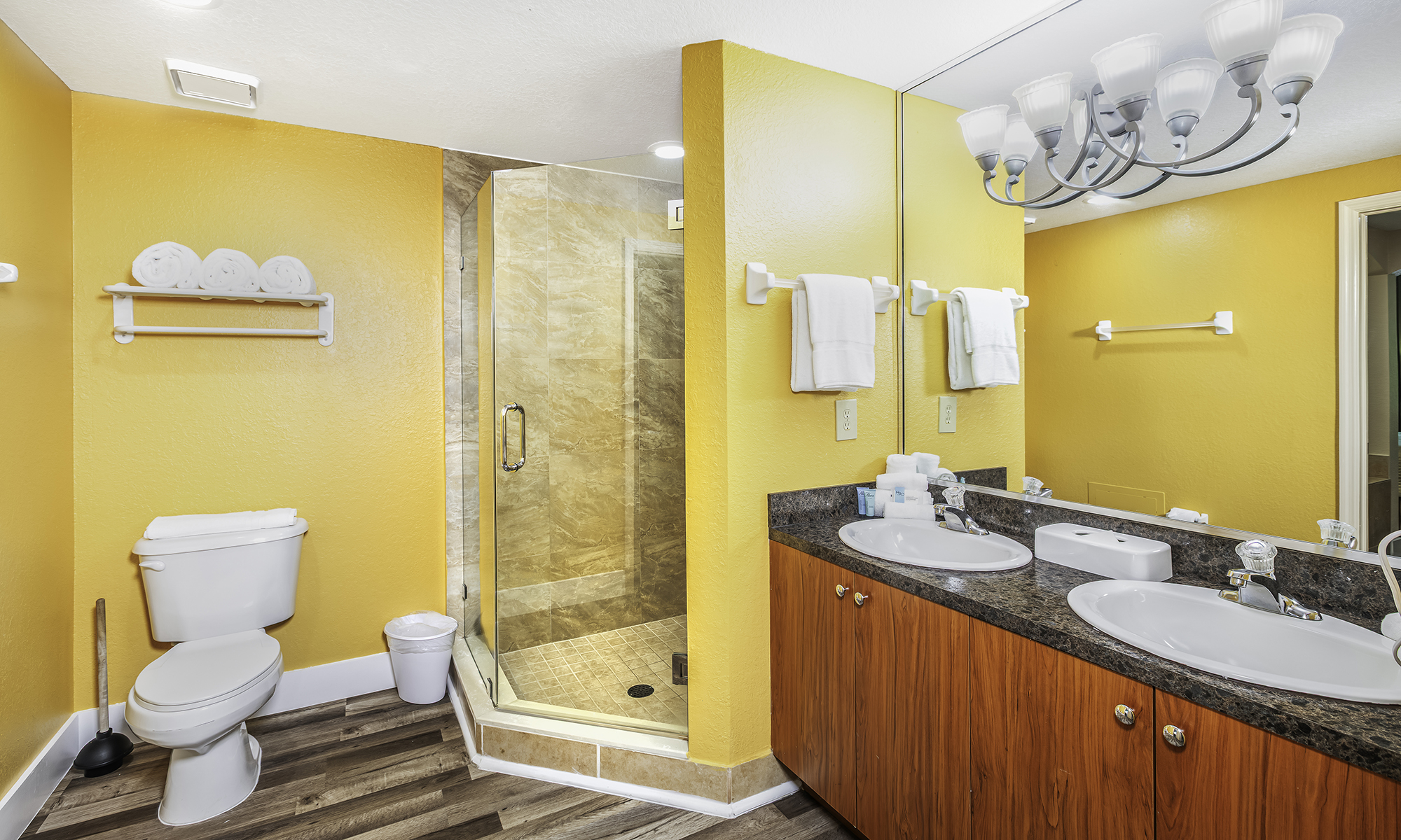 جناح ديلوكس بسرير مزدوج بغرفة نوم واحدة، Mizner Place At Weston Town Center 3/3