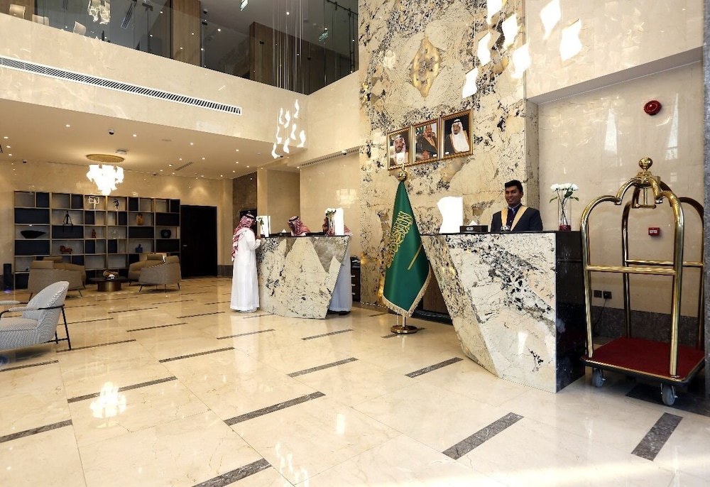 Lobby at Freesia Hotel, RIYADH