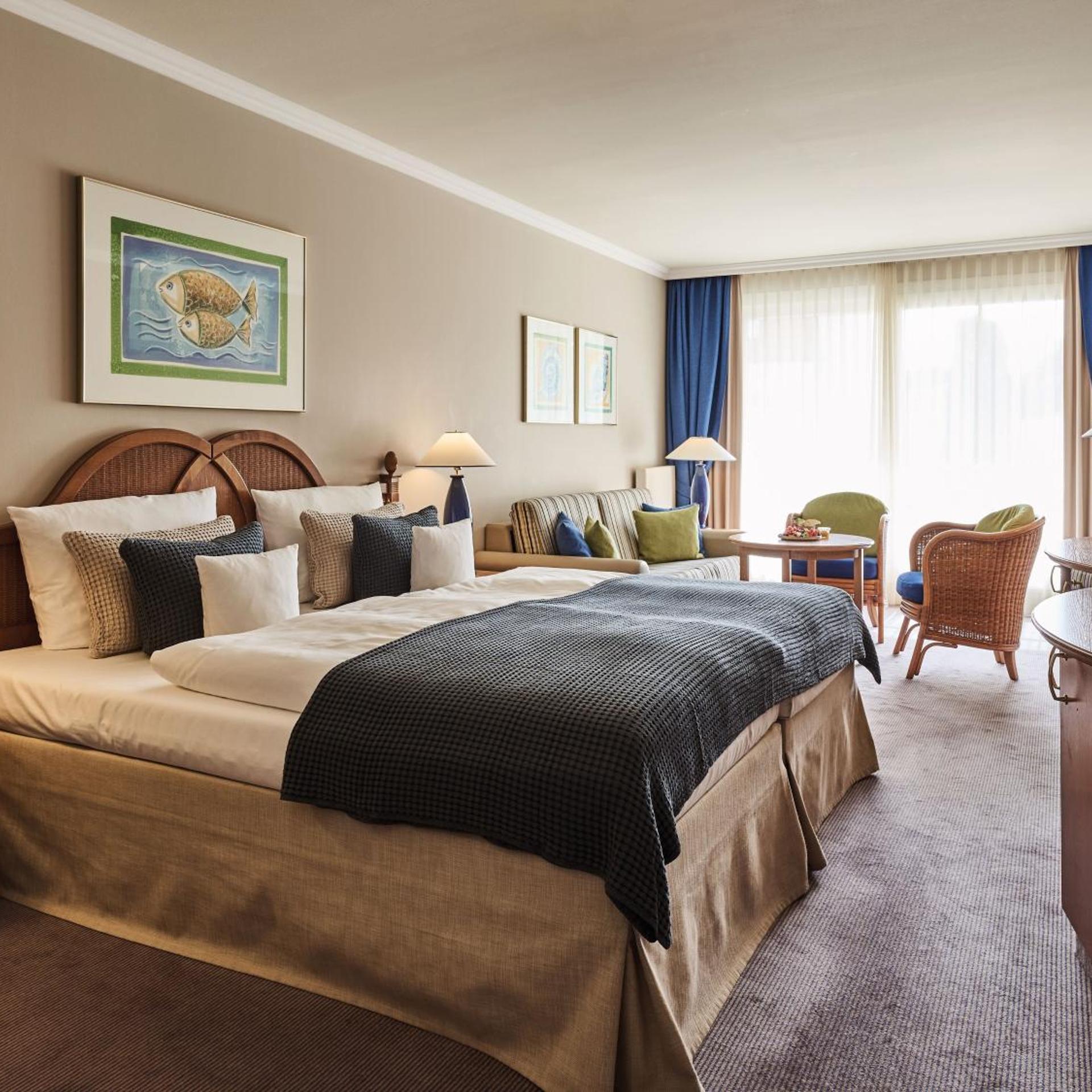 غرفة عائلية بشرفة، Travel Charme Strandhotel Bansin 3/9