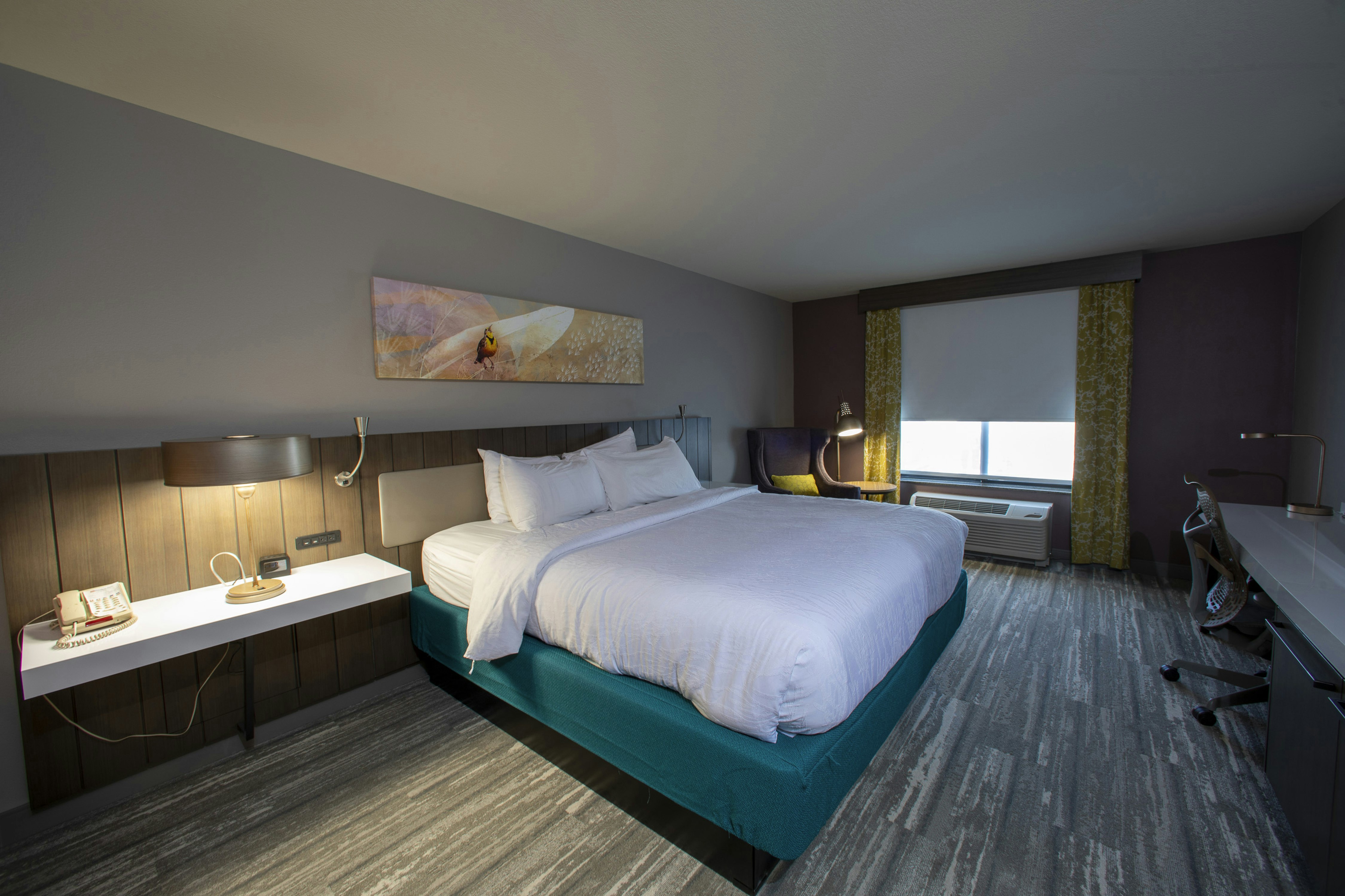 غرفة بسرير كينج، Hilton Garden Inn Rapid City 4/5