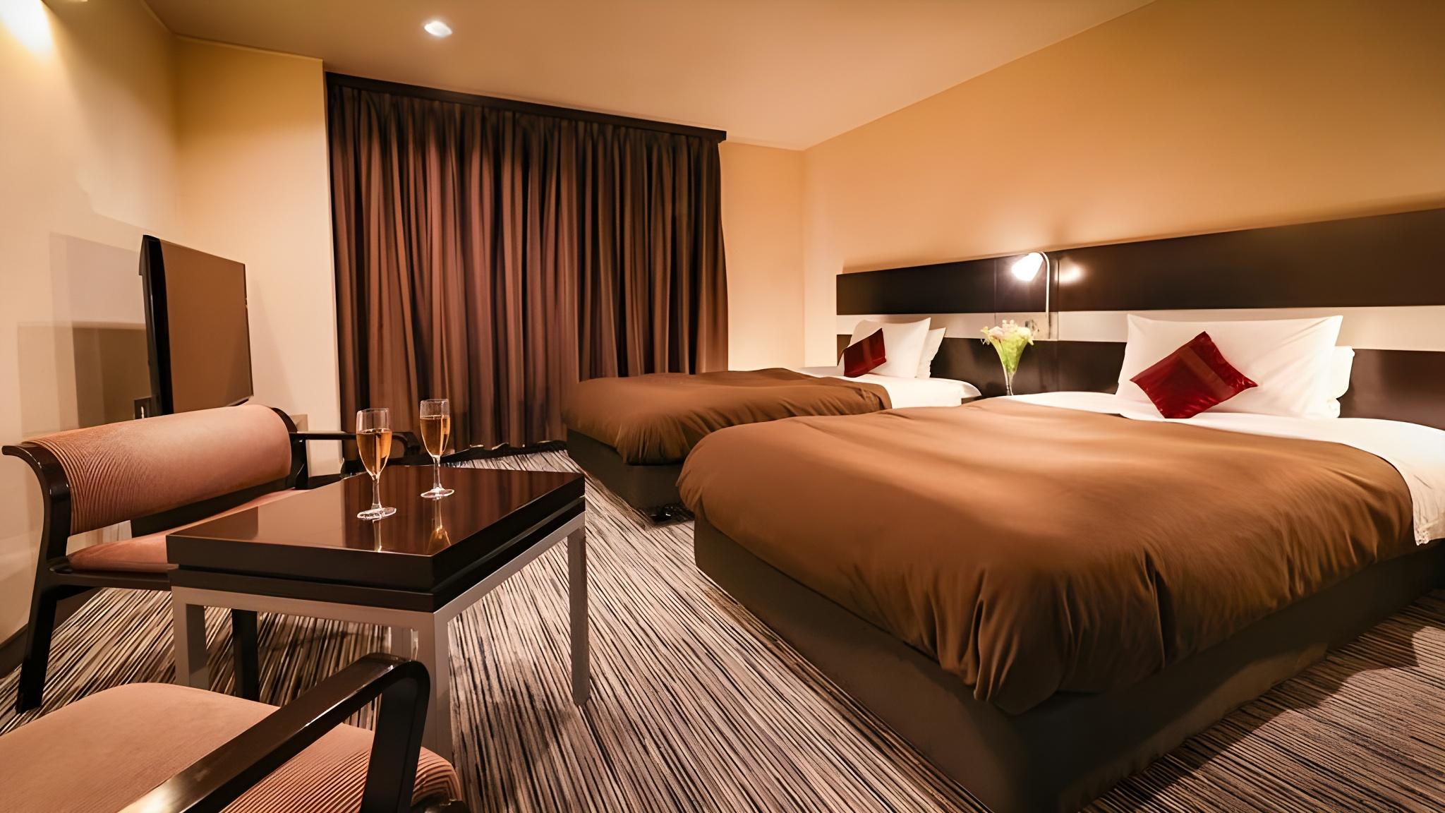 Room, Twin Beds, Hot Spring Bath