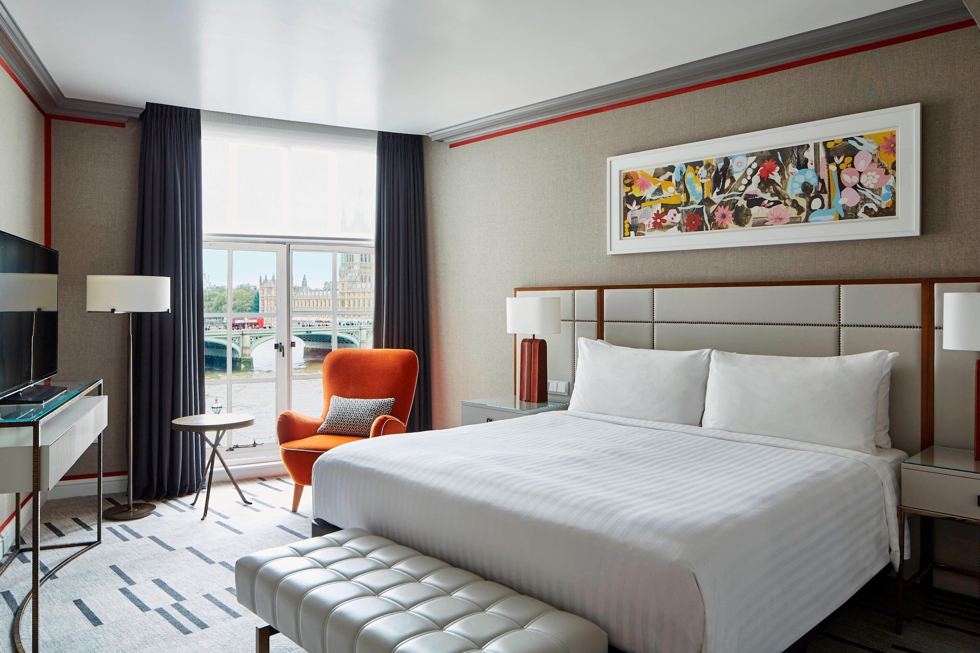 Suite, King Bed, with View, Sofa