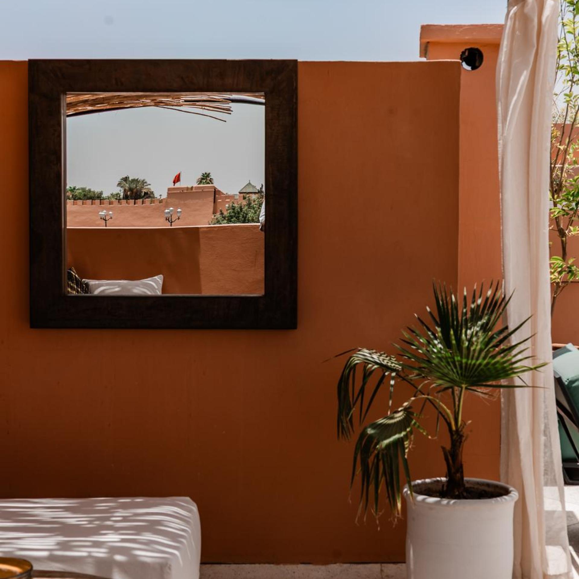 Lobby at Riad Anyssa, MARRAKECH