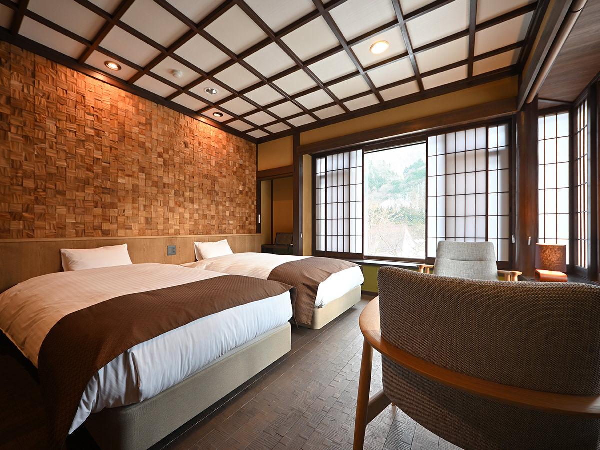 Japanese Western, Mountain View, Outdoor Bath, Main Building