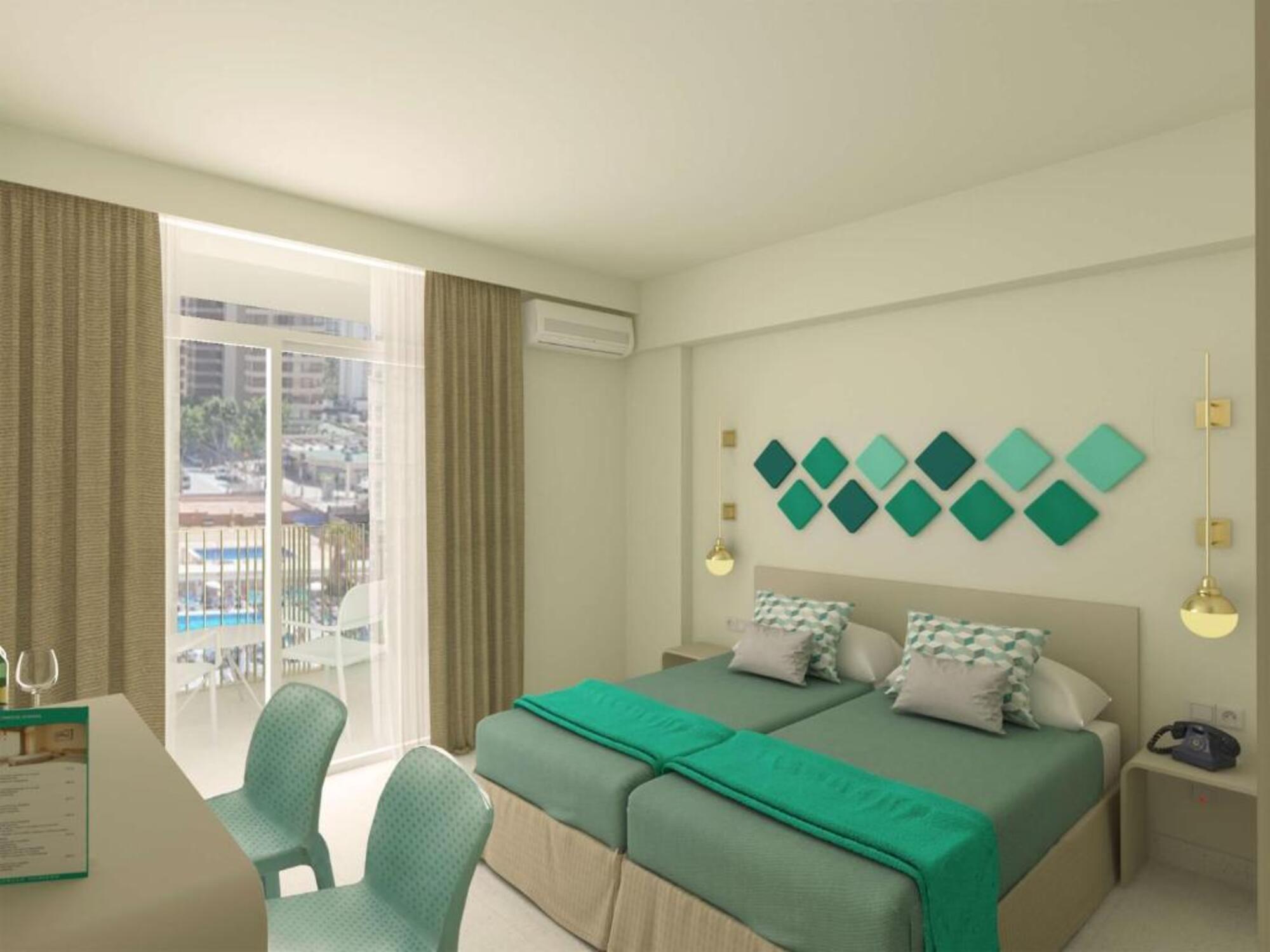 Standard, Double Bed, Pool View, Balcony or Terrace