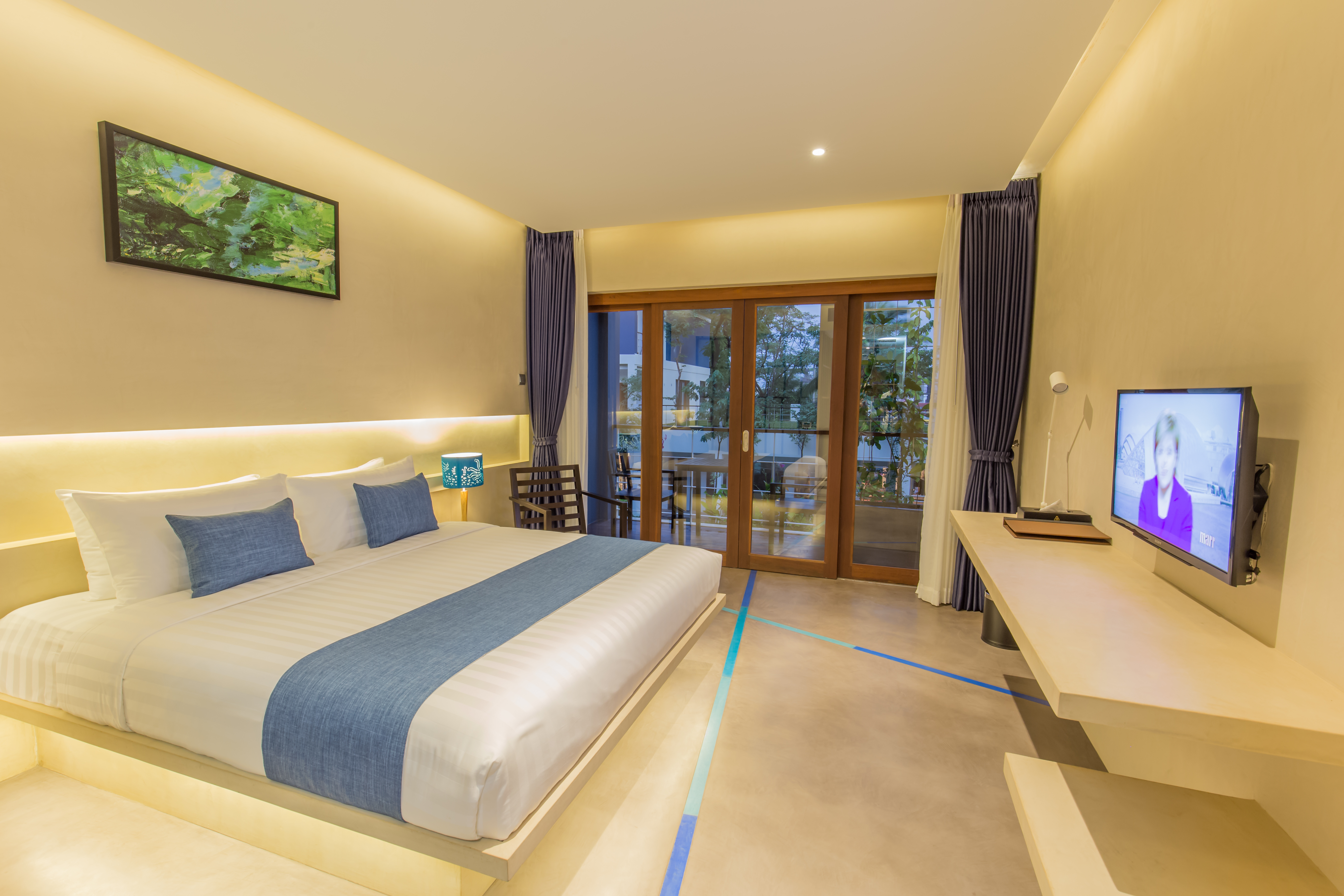 غرفة ديلوكس بسرير مزدوج أو سريرين منفصلين