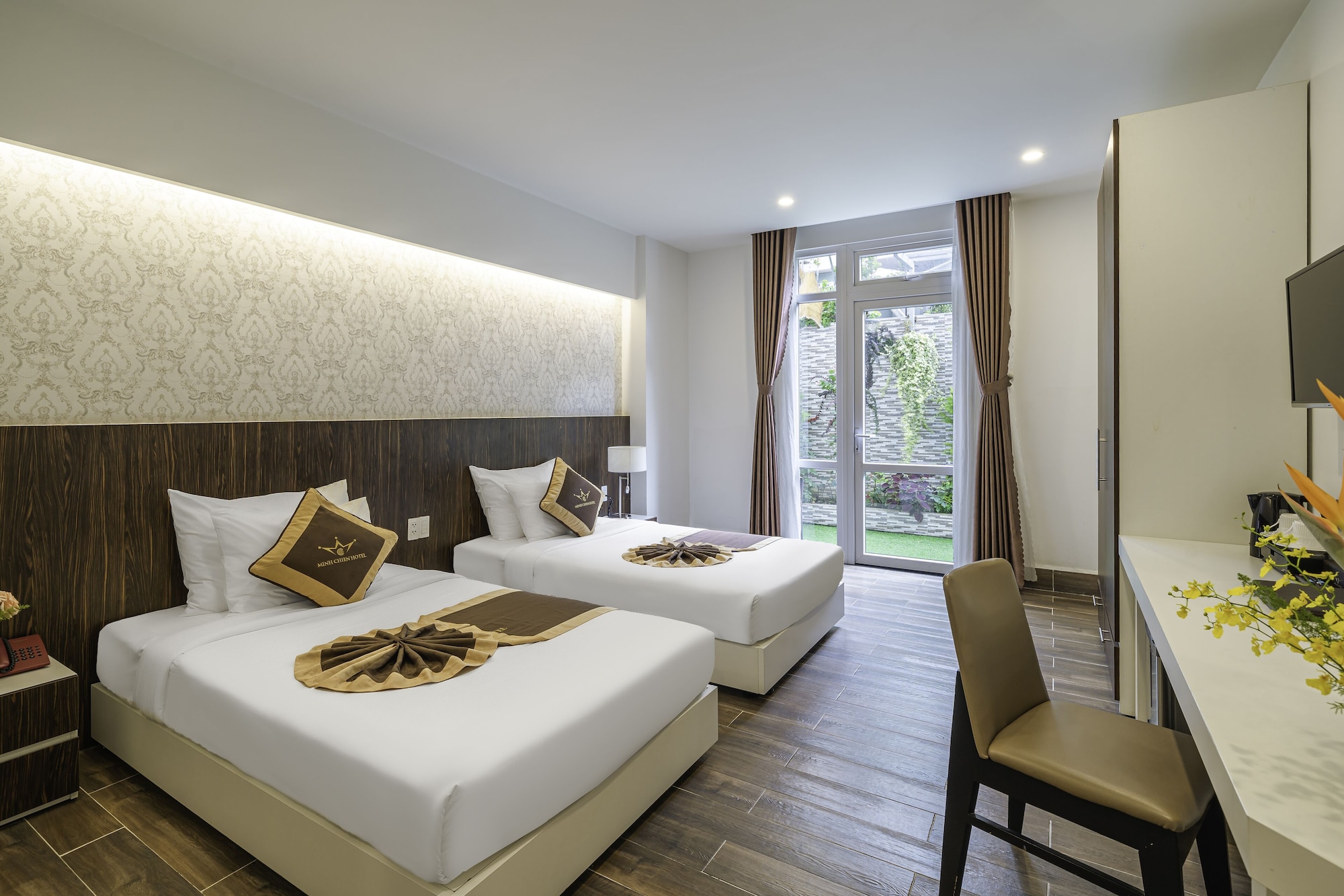 غرفة بريميوم بسريرين منفصلين، Minh Chien Hotel 2/7