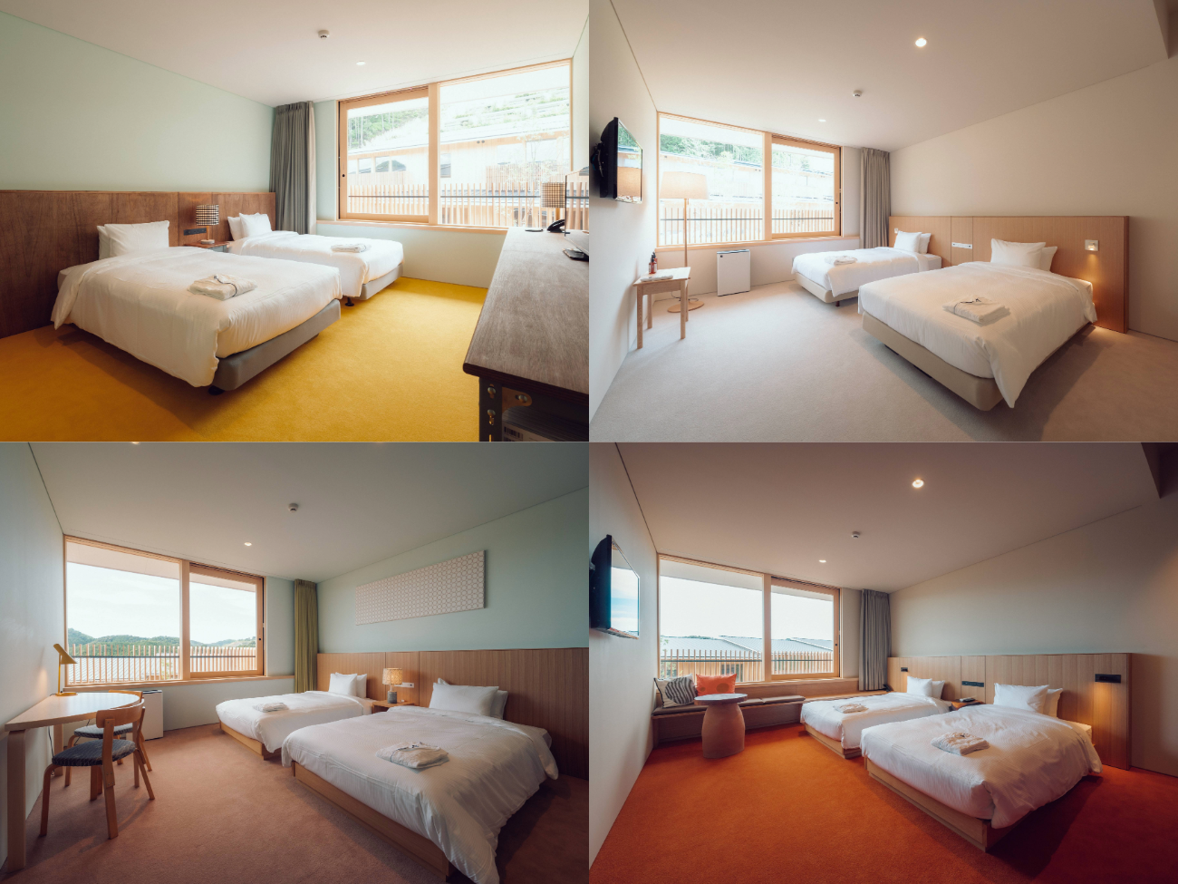 Adjoining, Twin Beds, No Building