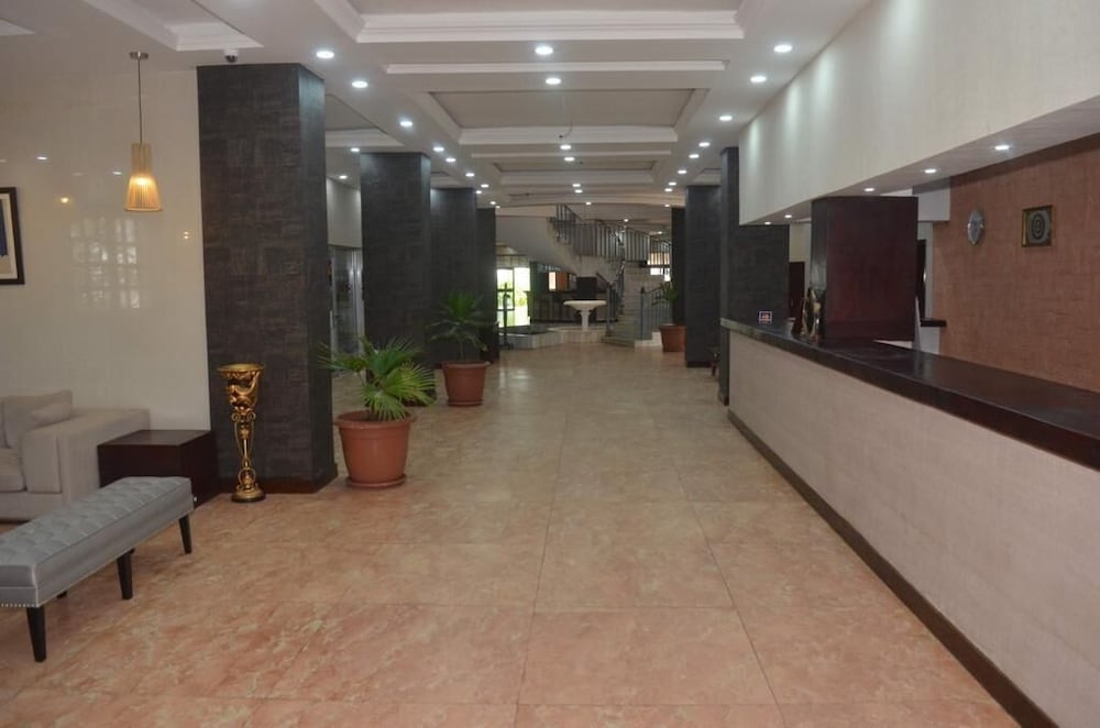 Lobby at Mariador Palace, CONAKRY