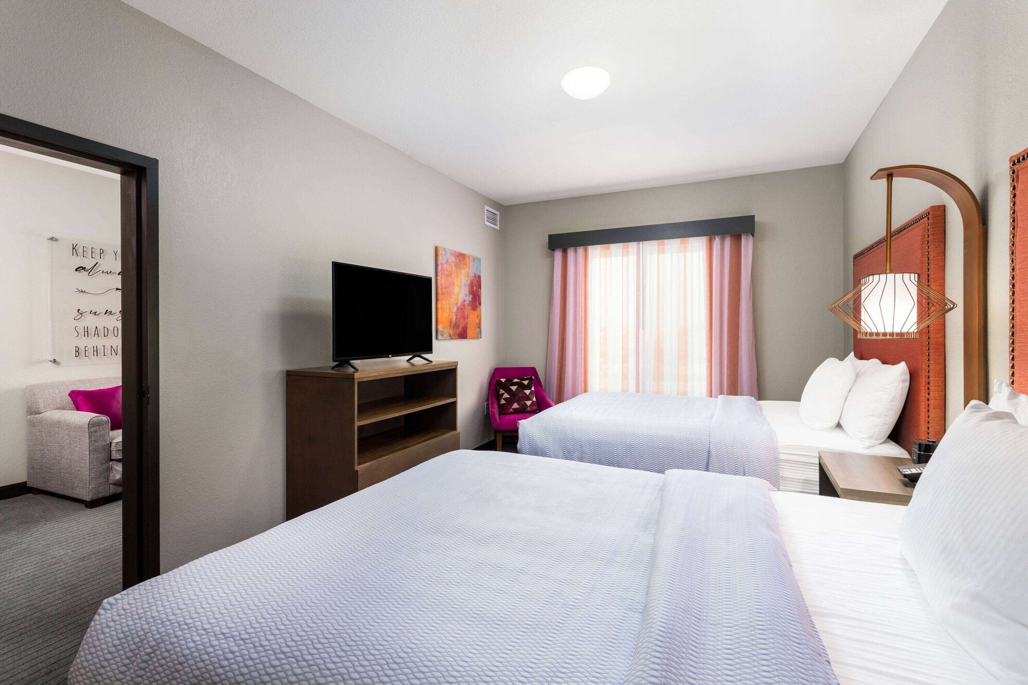 1 Bedroom, Efficiency, Suite, 2 Queen Beds