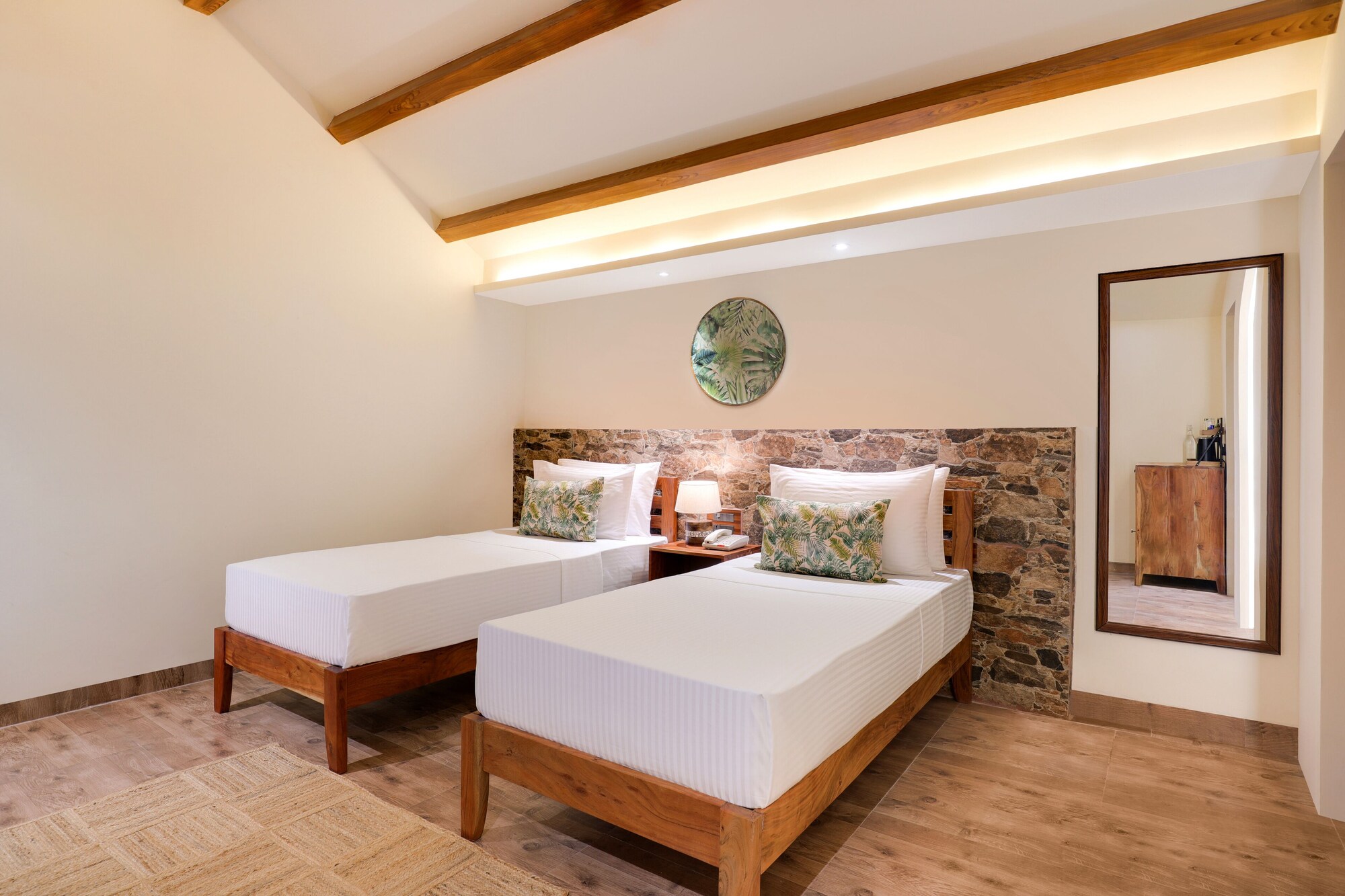 Jungle, Superior, Cottage, Twin Beds