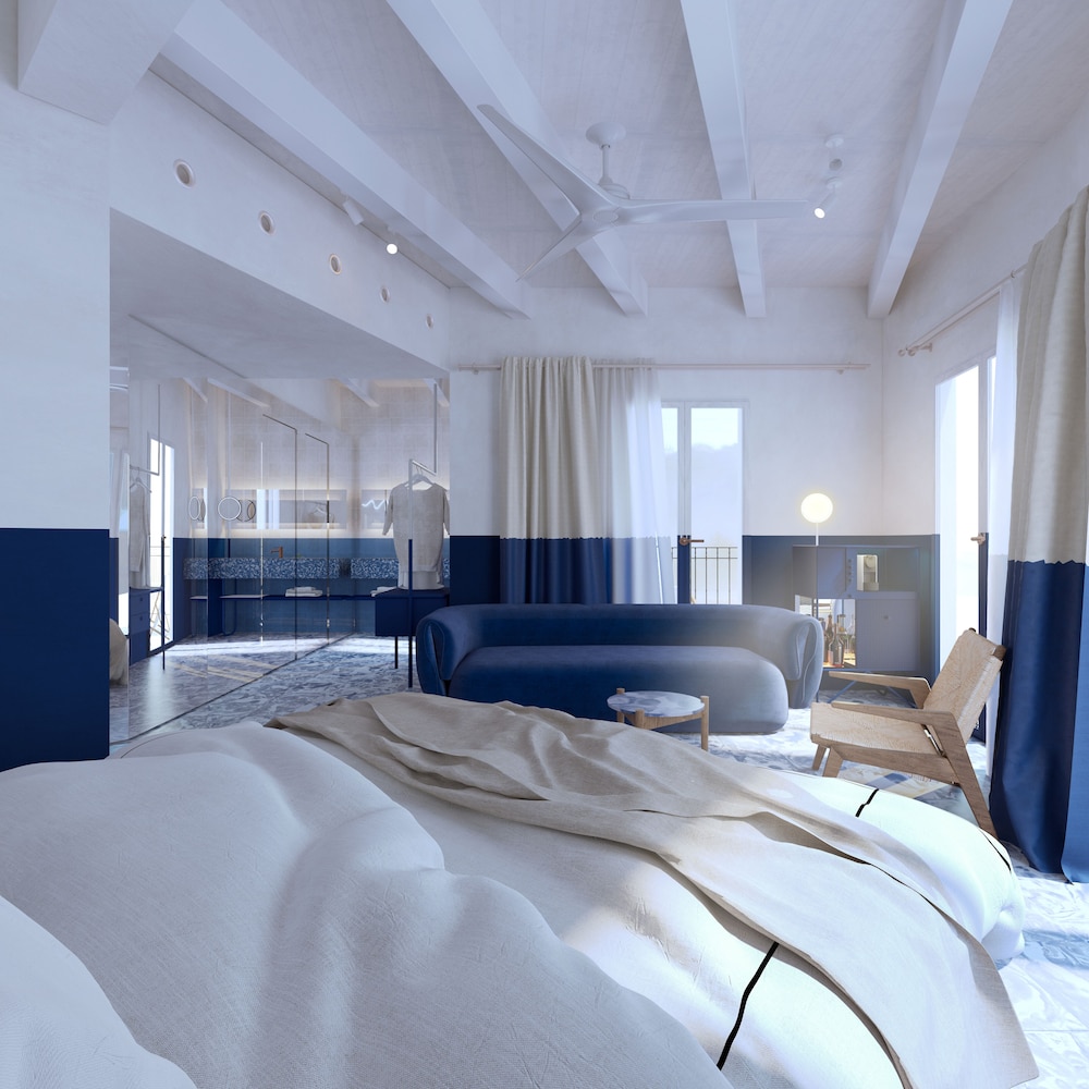 جناح جونيور بسرير كينج بشرفة، Terreno Barrio Hotel 7/10