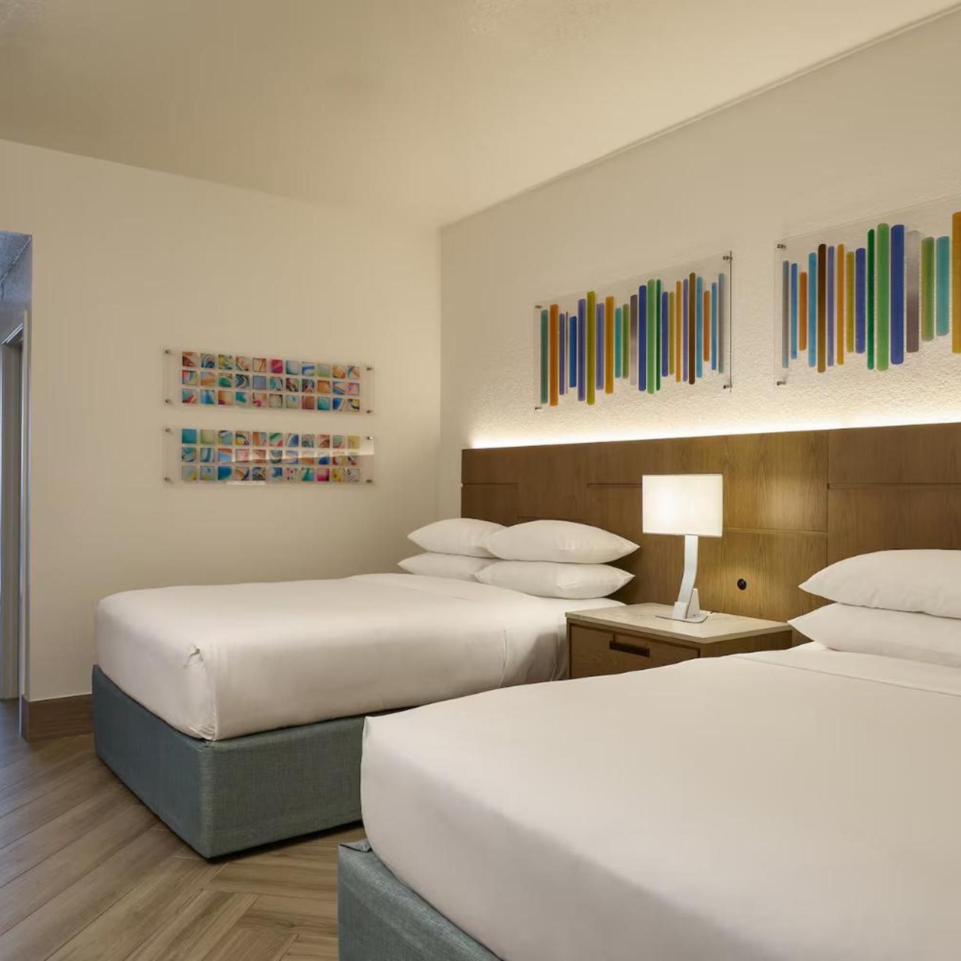 Junior Suite, 2 Queen Beds, Ocean Front, Sofa, Balcony
