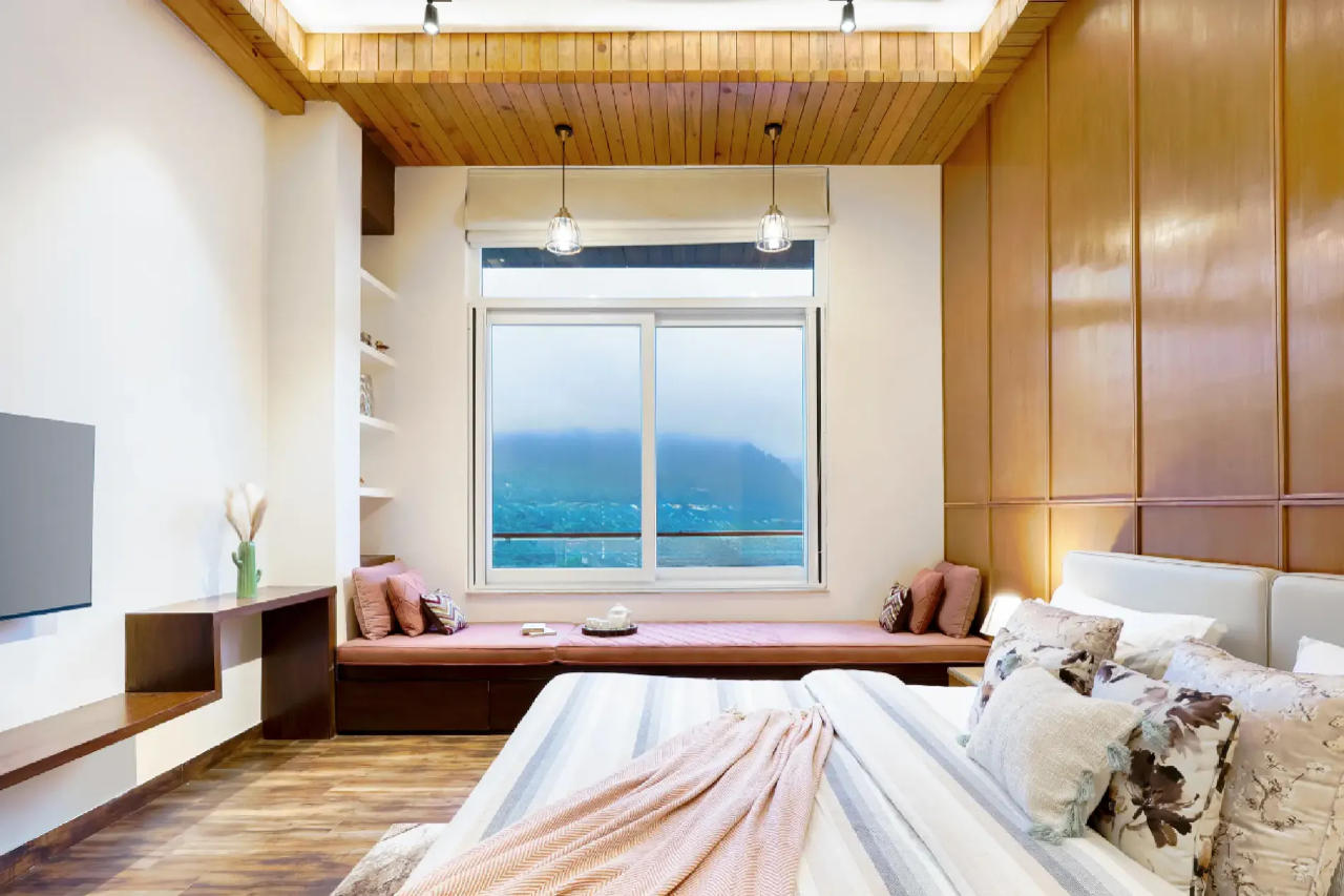 Room at ELIVAAS 4 BHK with Balcony & Terrace Antarmann Casa Nova, NAINITAL