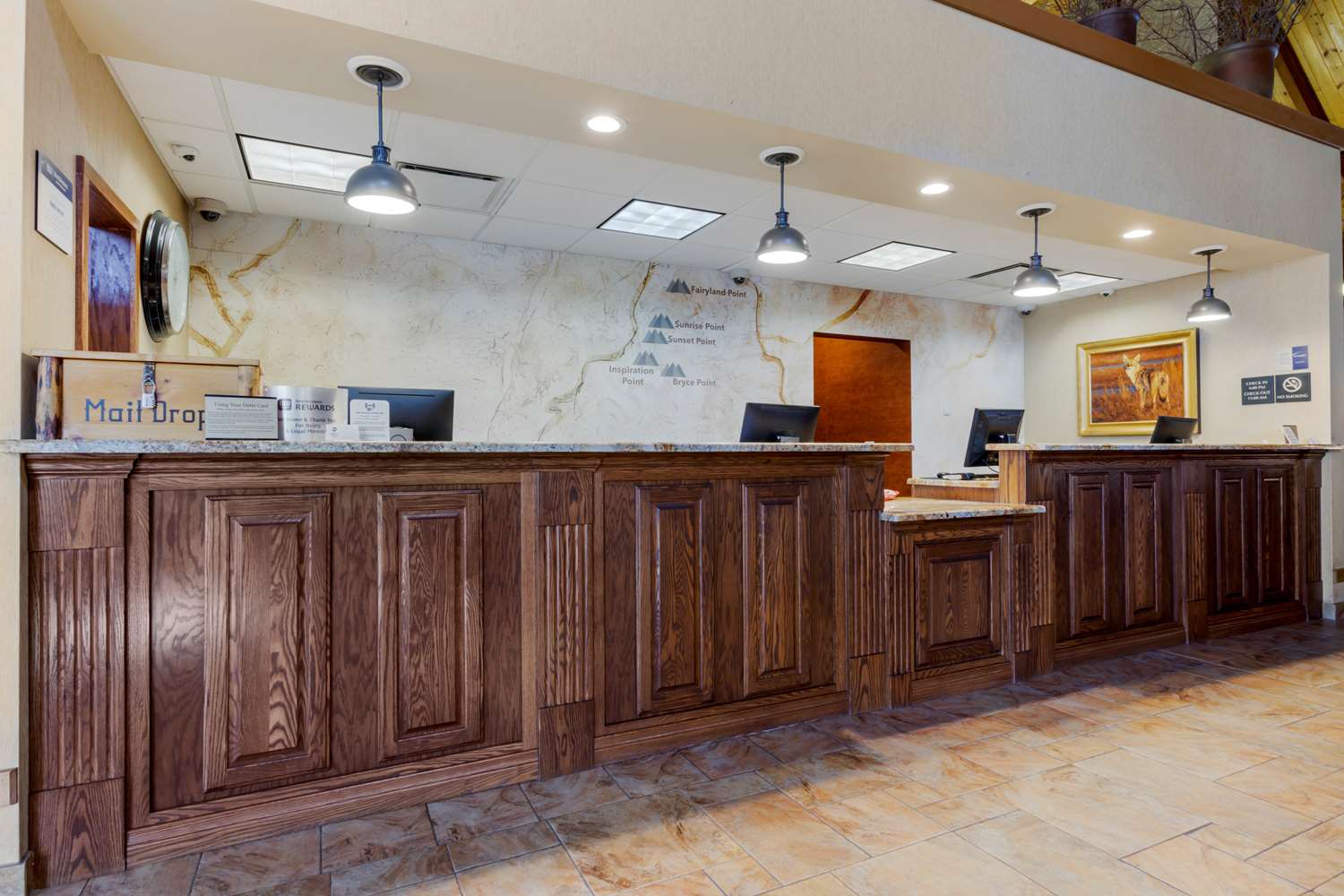 Lobby at Best Western Plus Bryce Canyon Grand Hotel, BRYCE CANYON CITY - UT