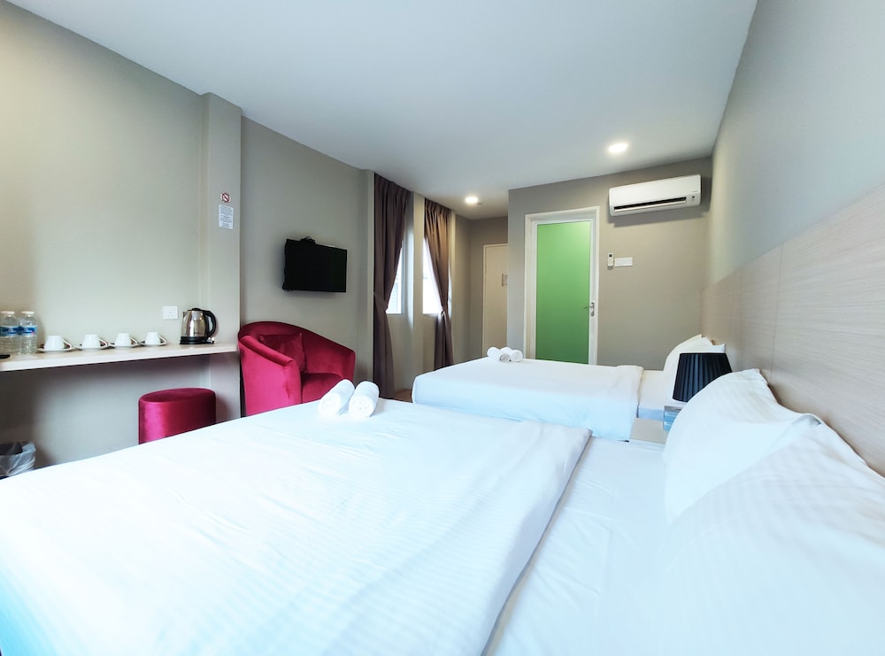 غرفة عائلية بسريرين مزدوجين، Princess Hotel Pontian 2/5