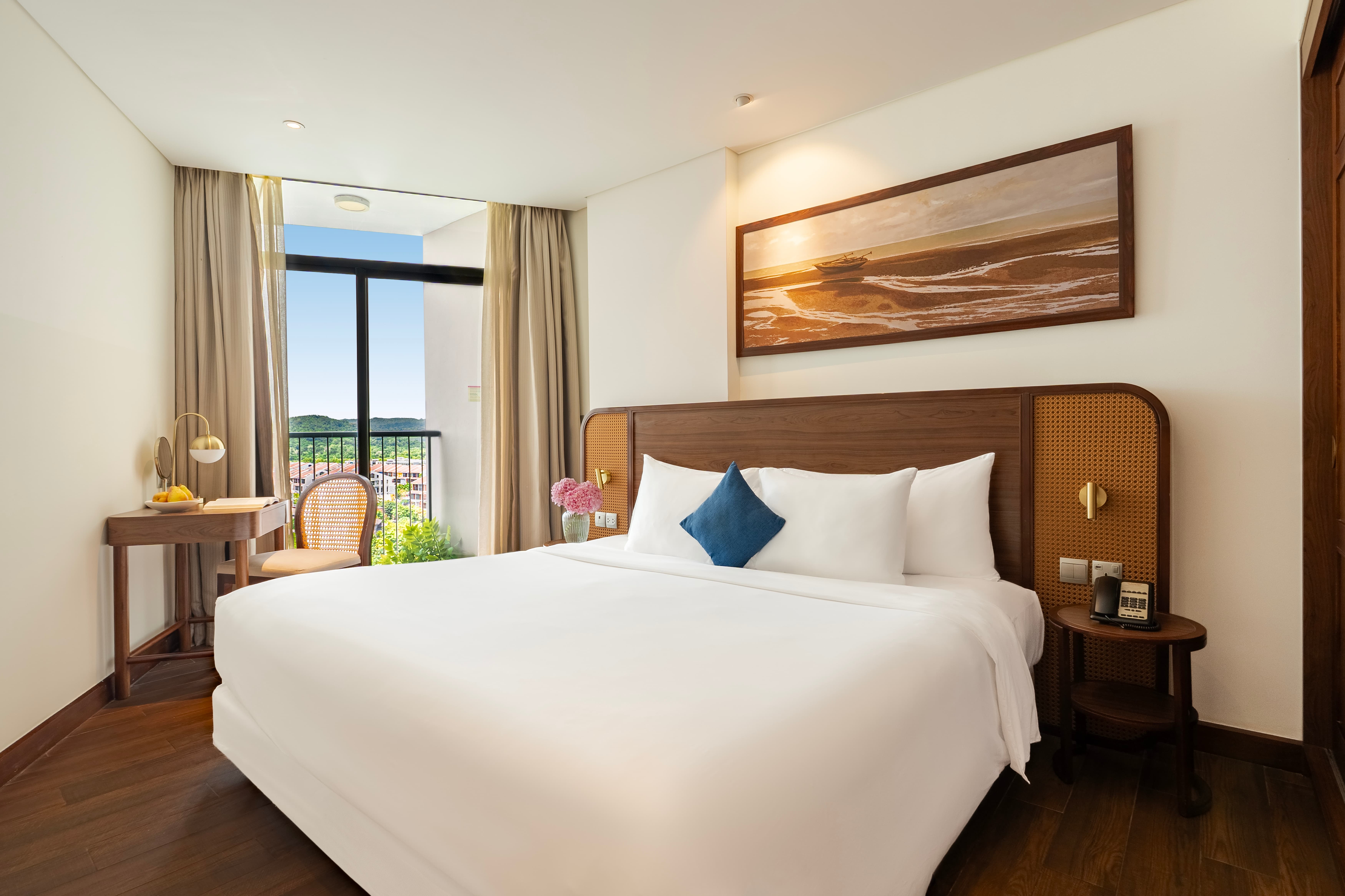 جناح تنفيذي بسريرين كوين بشرفة بغرفتي نوم بمنطقة جلوس، Best Western Premier Sonasea Phu Quoc 2/10