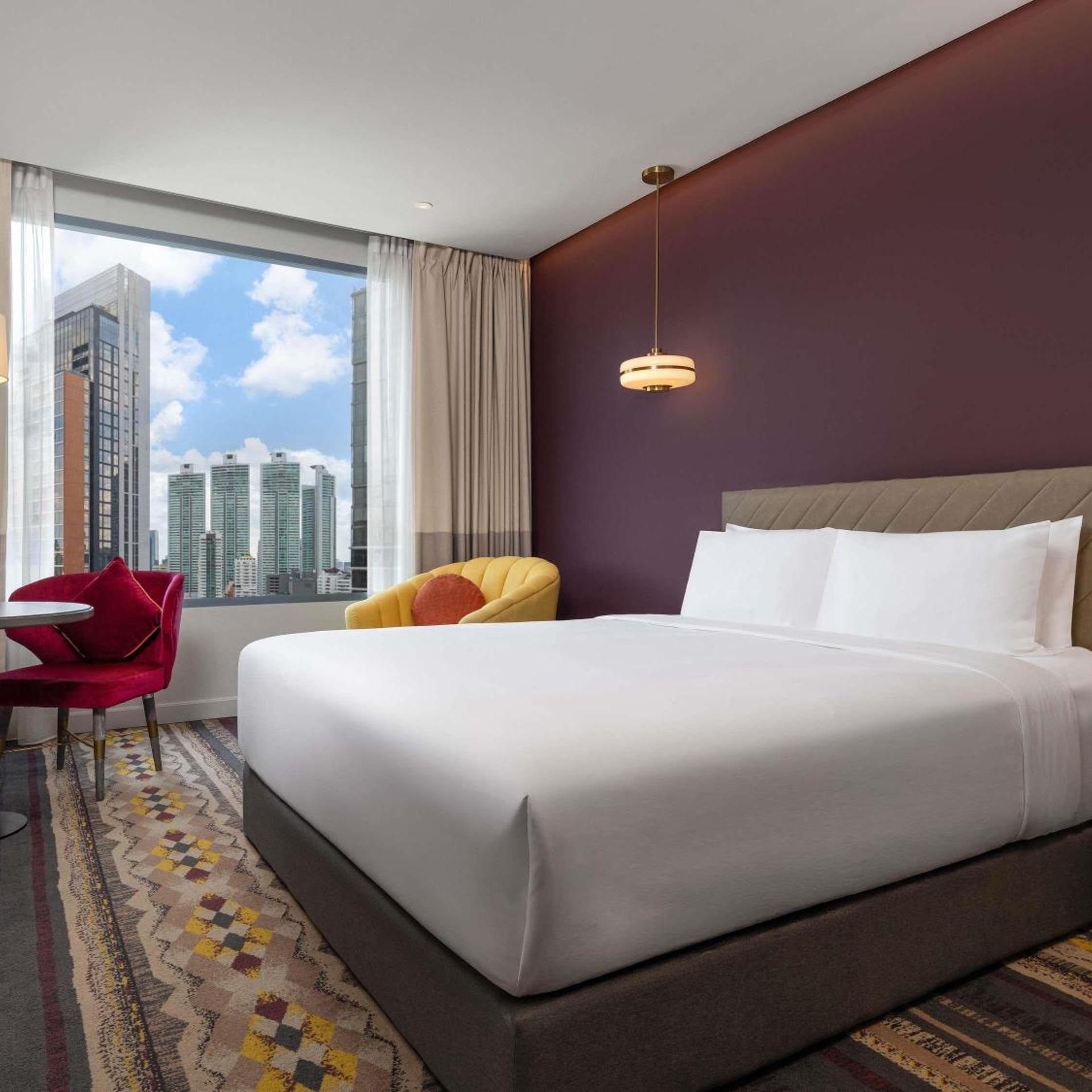 Deluxe, Single Bed, City View