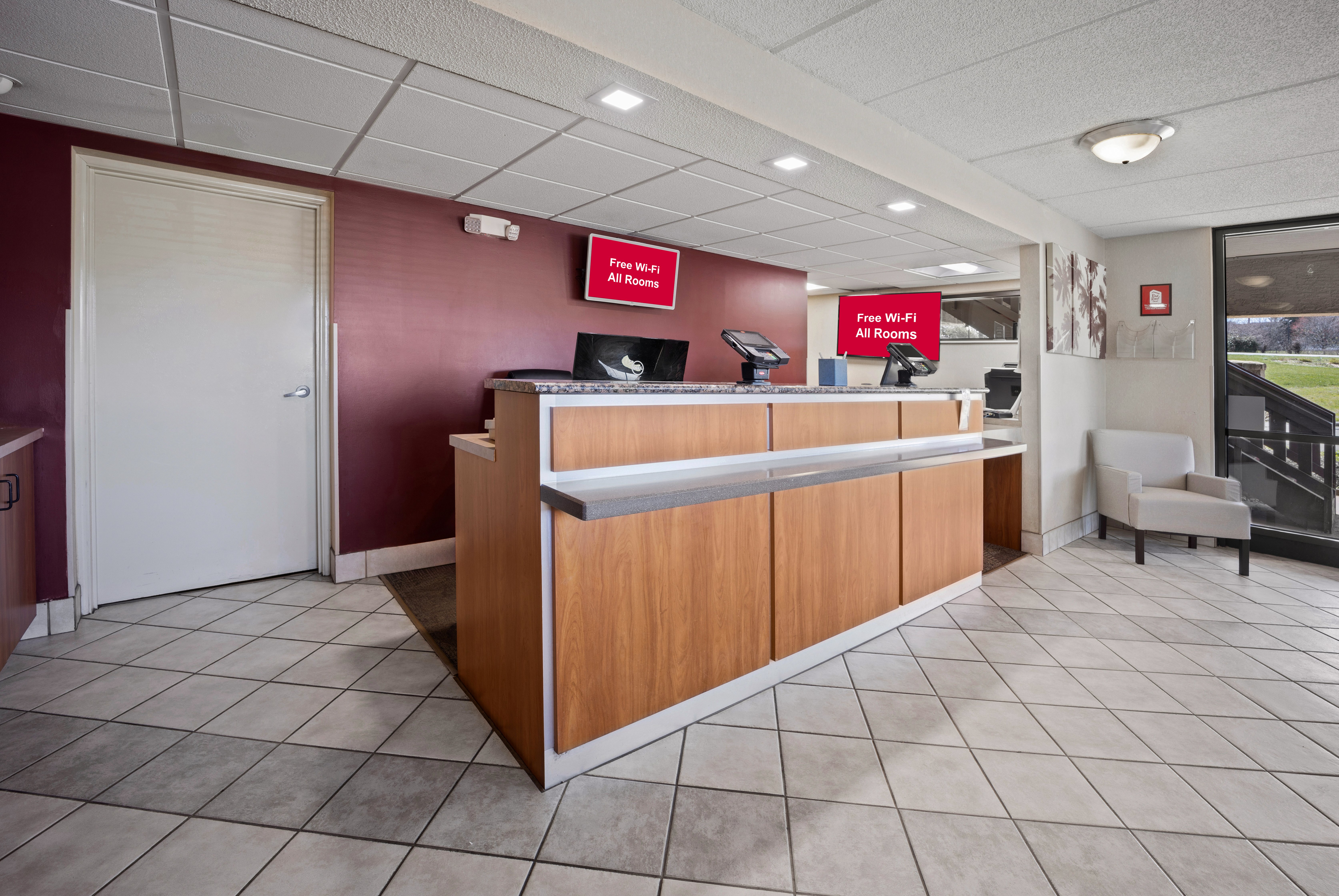Lobby at Red Roof Inn Greensboro Airport, GREENSBORO - NC