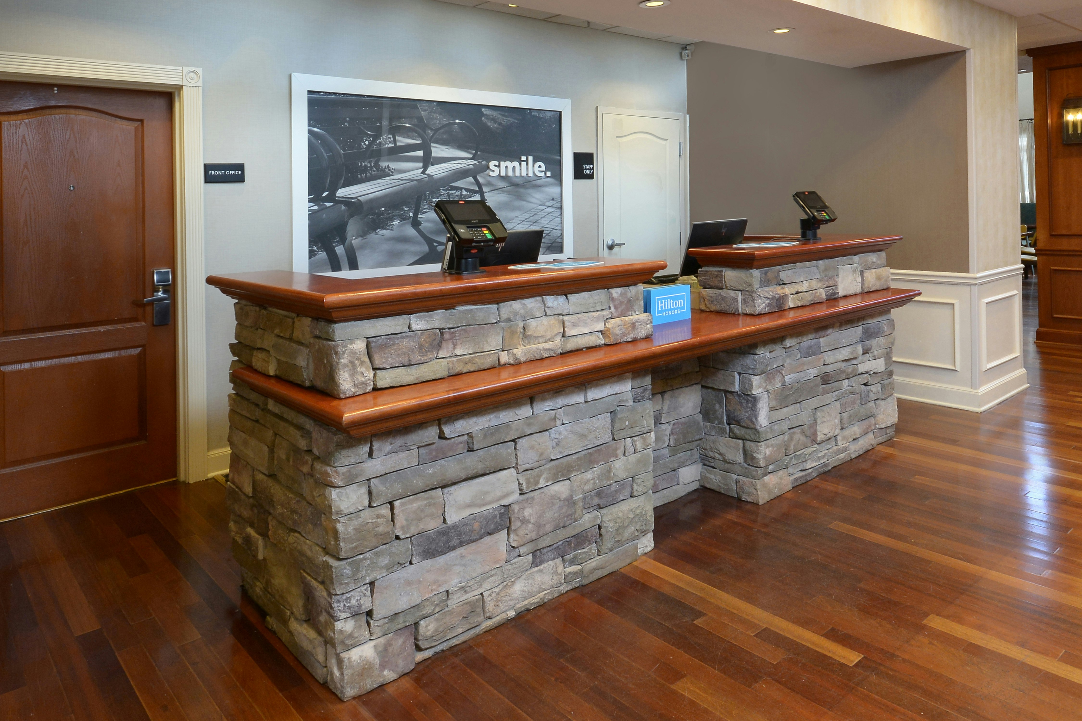 Lobby at Hampton Inn & Suites Clinton - I-26, CLINTON - SC