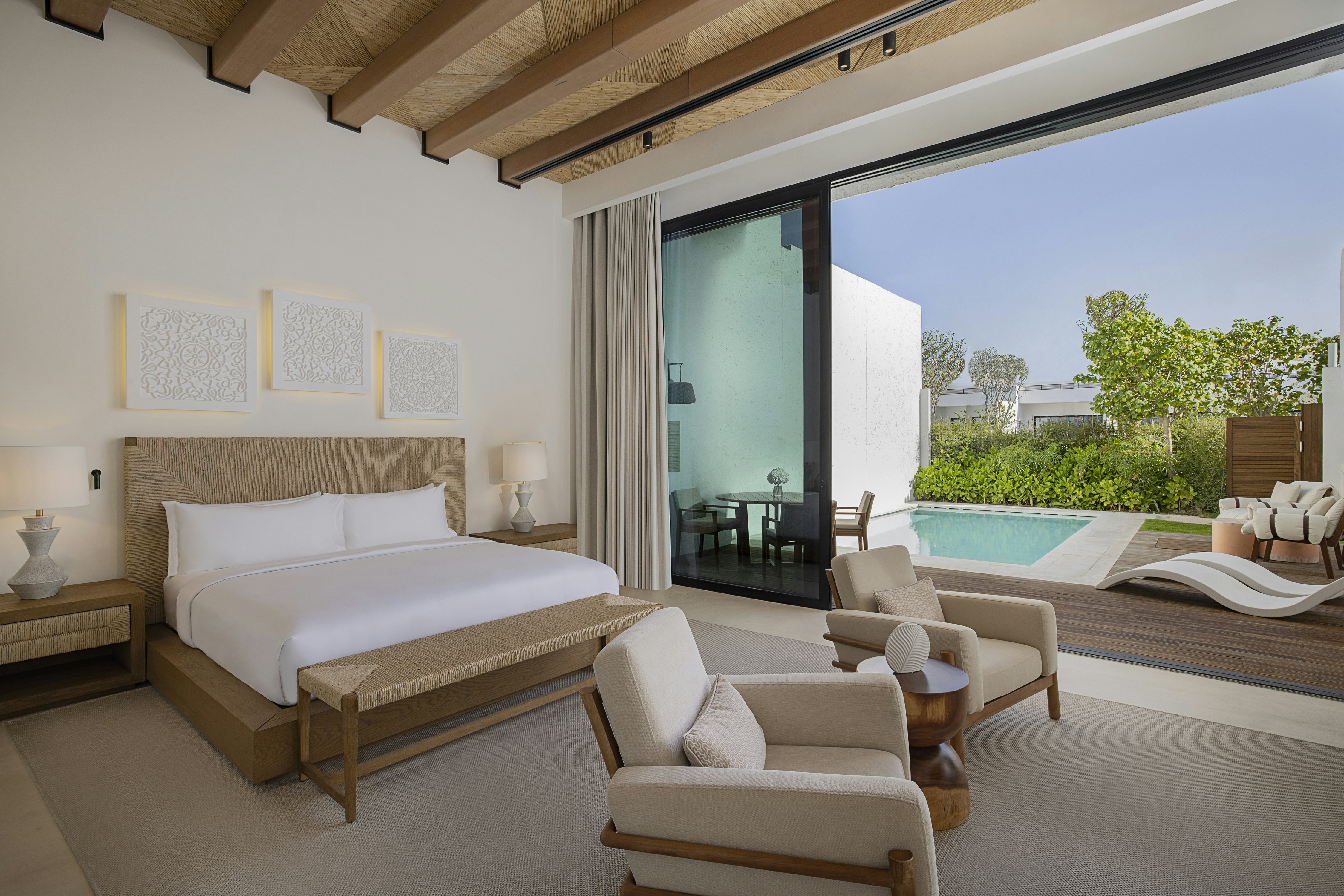 Junior Suite, King Bed, with Pool, Accessible، Maysan Doha, LXR Hotels & Resorts 2/7