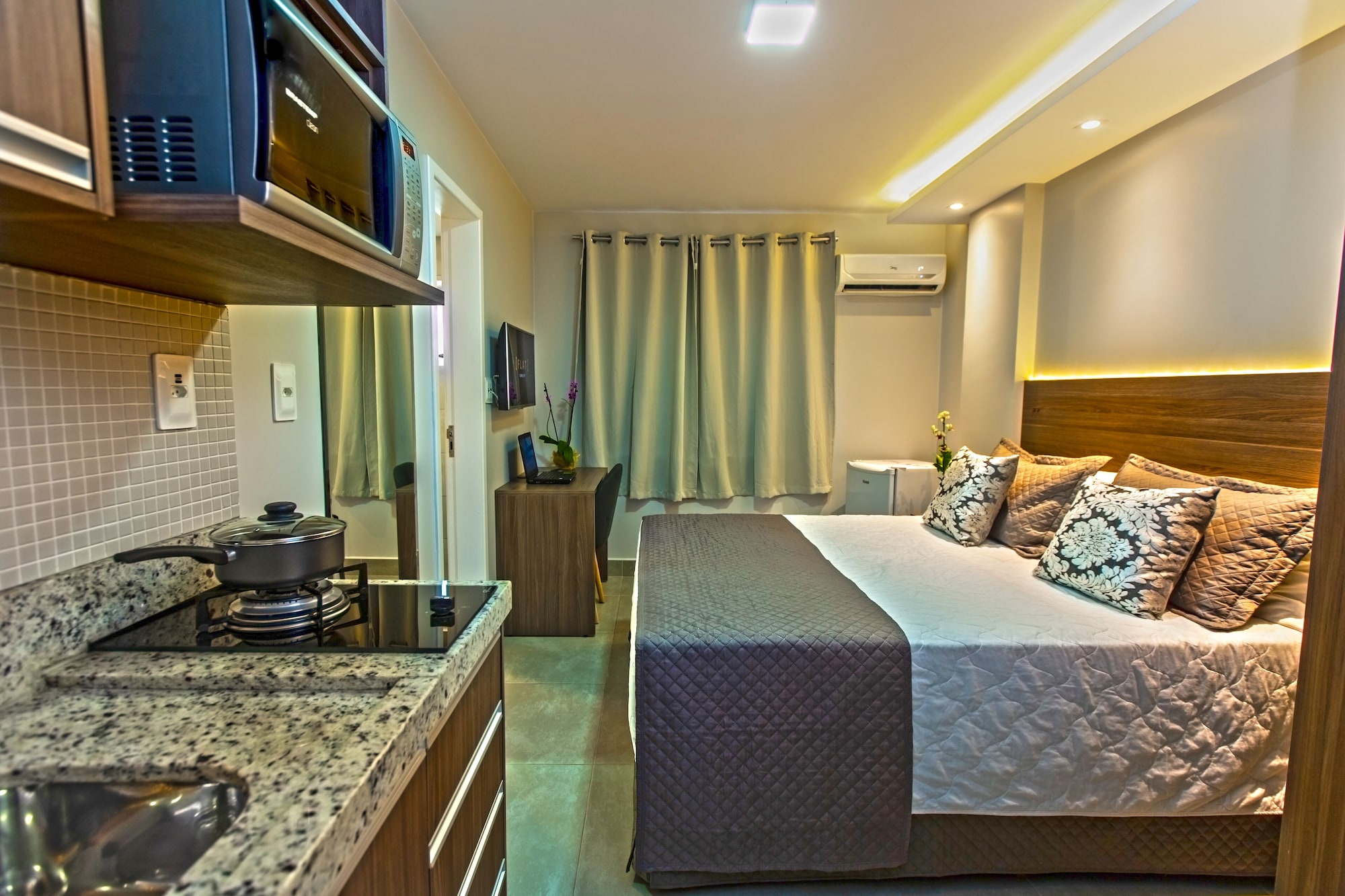 غرفة قياسية بسرير مزدوج، Concept Hotel Flat 10/10