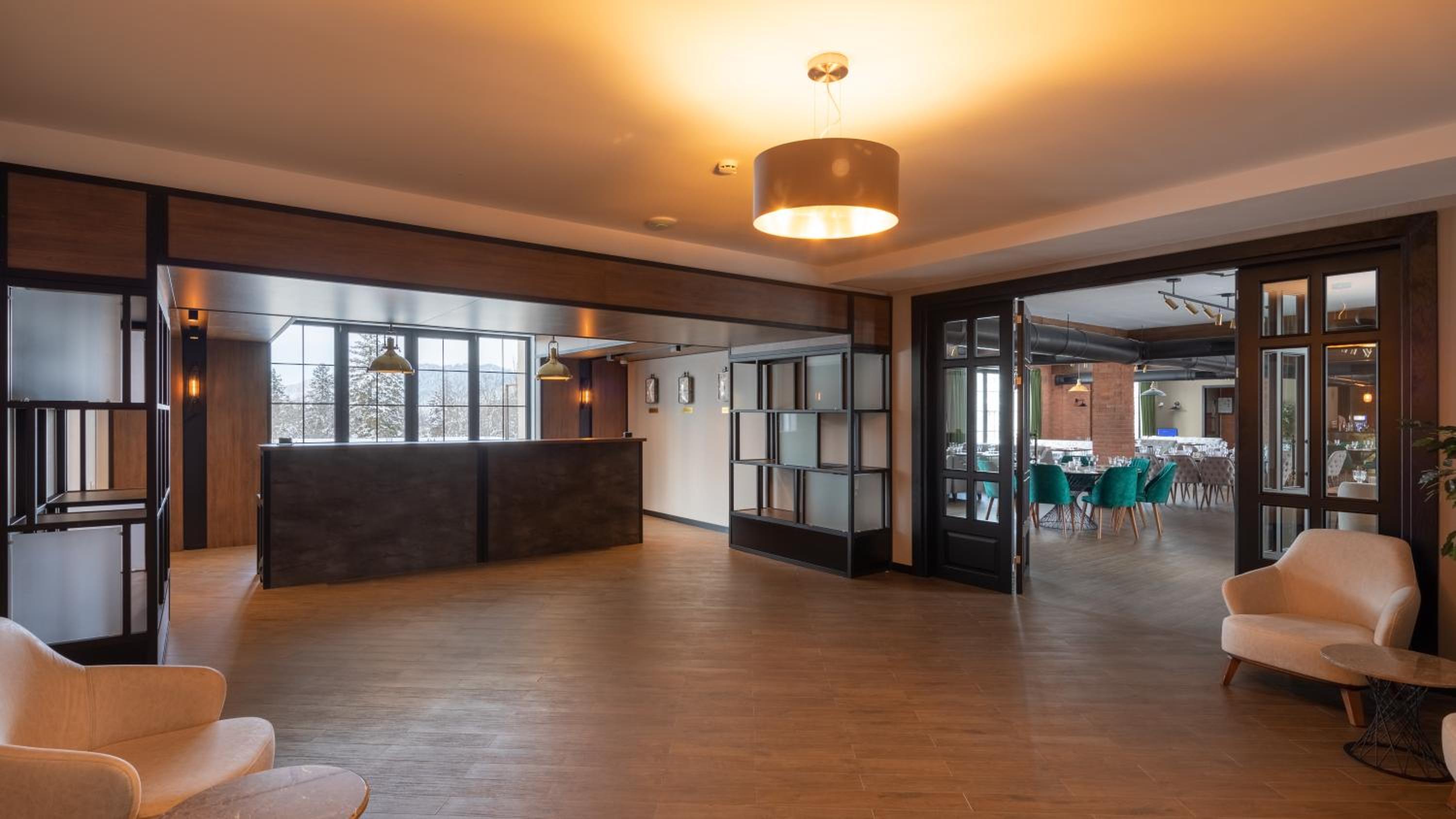 Lobby at Komorebi Bakuriani Resort, BORJOMI