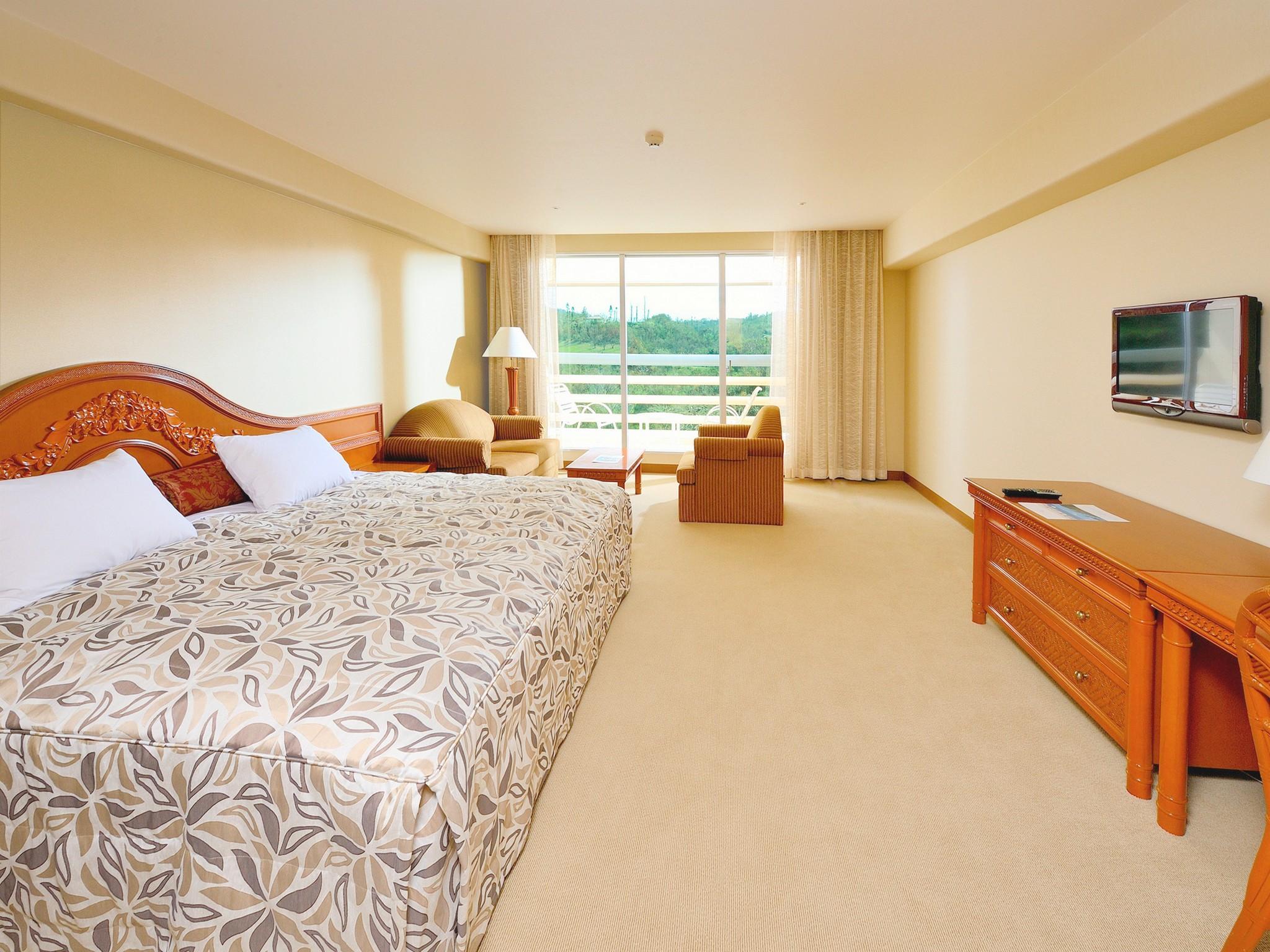 Deluxe, Double Bed, Green View