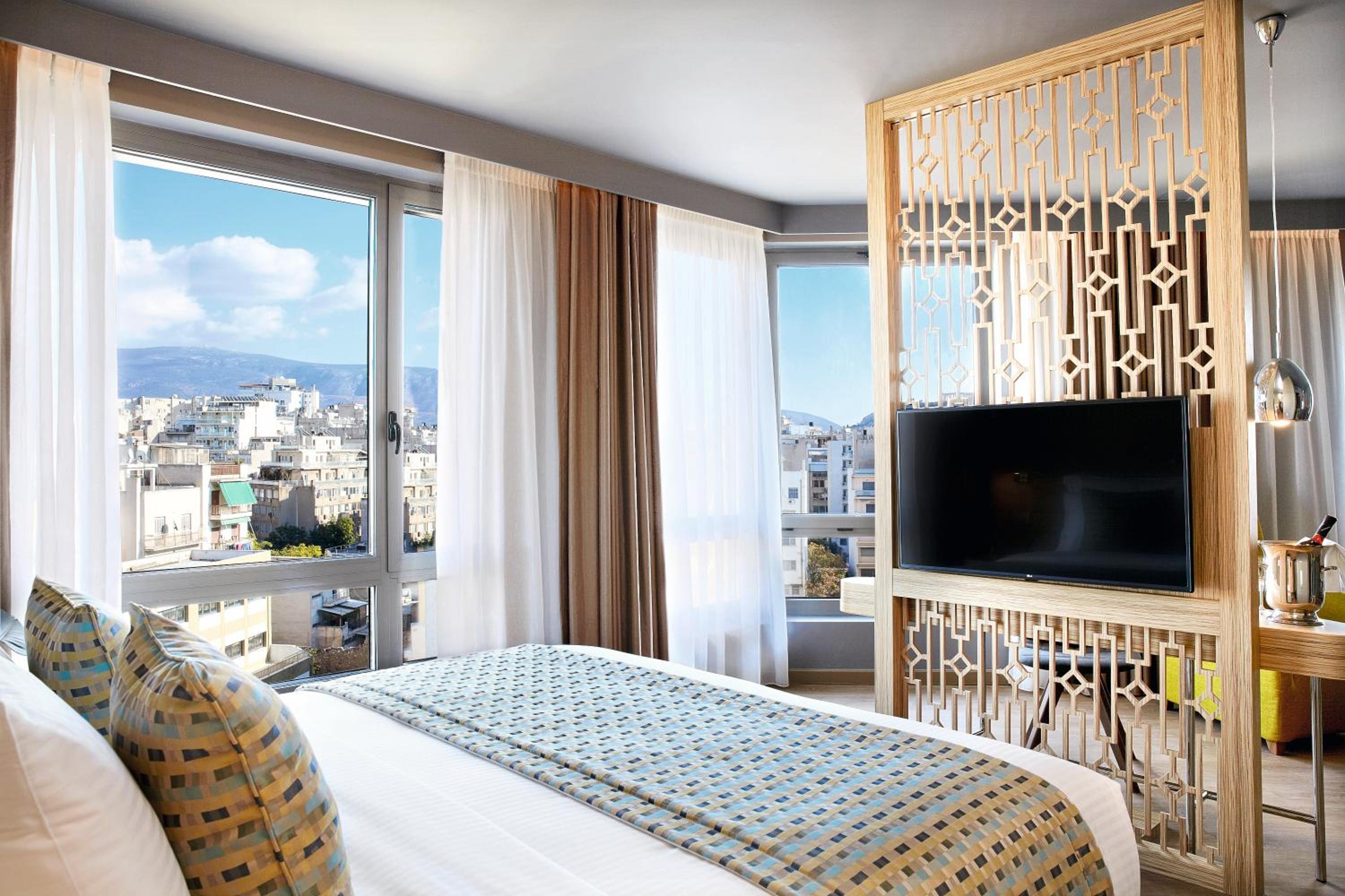 Junior Suite, Acropolis View, Sofa