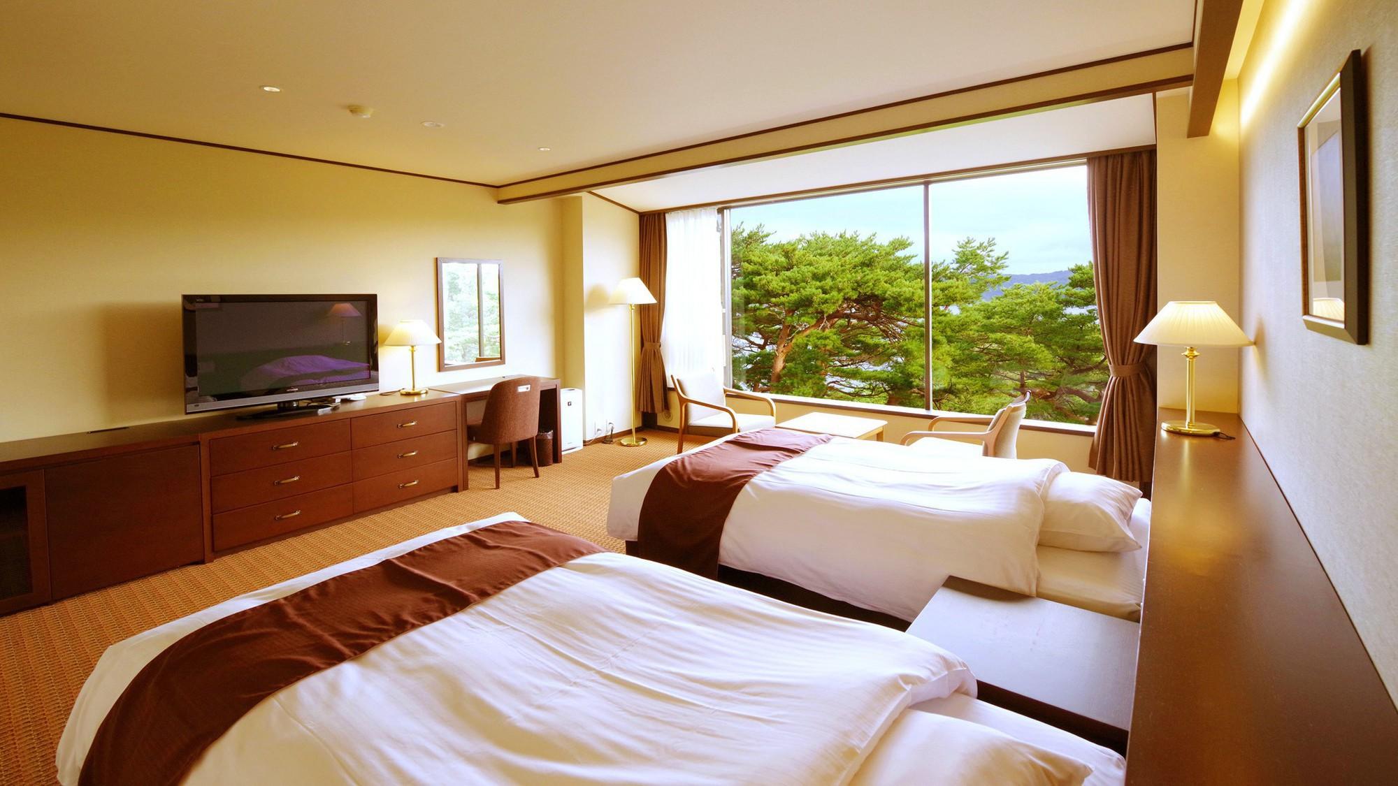 Western, Pine, Twin Beds, Forest Side, Mountain View
