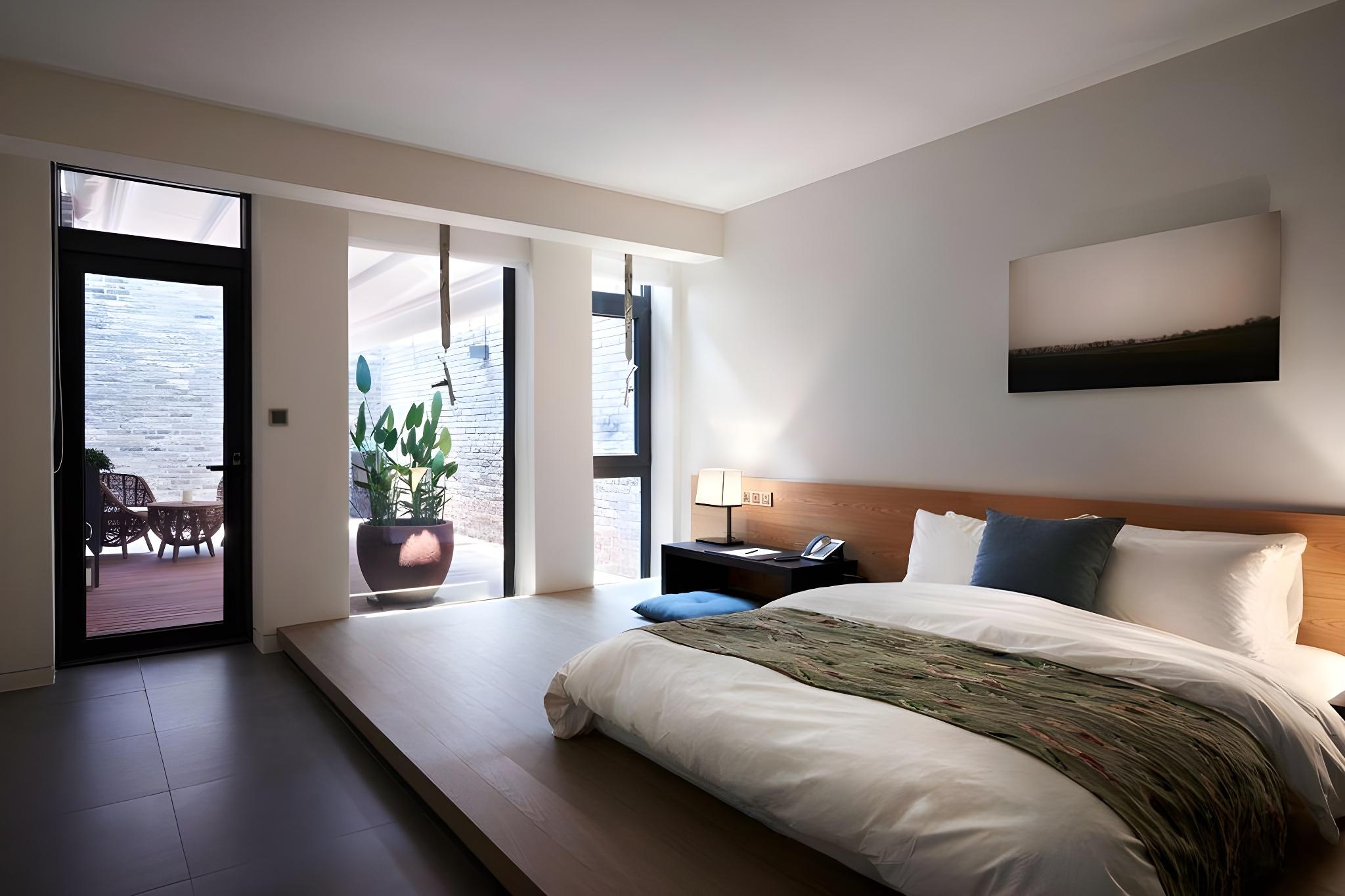 Garden, Premier, Double Bed